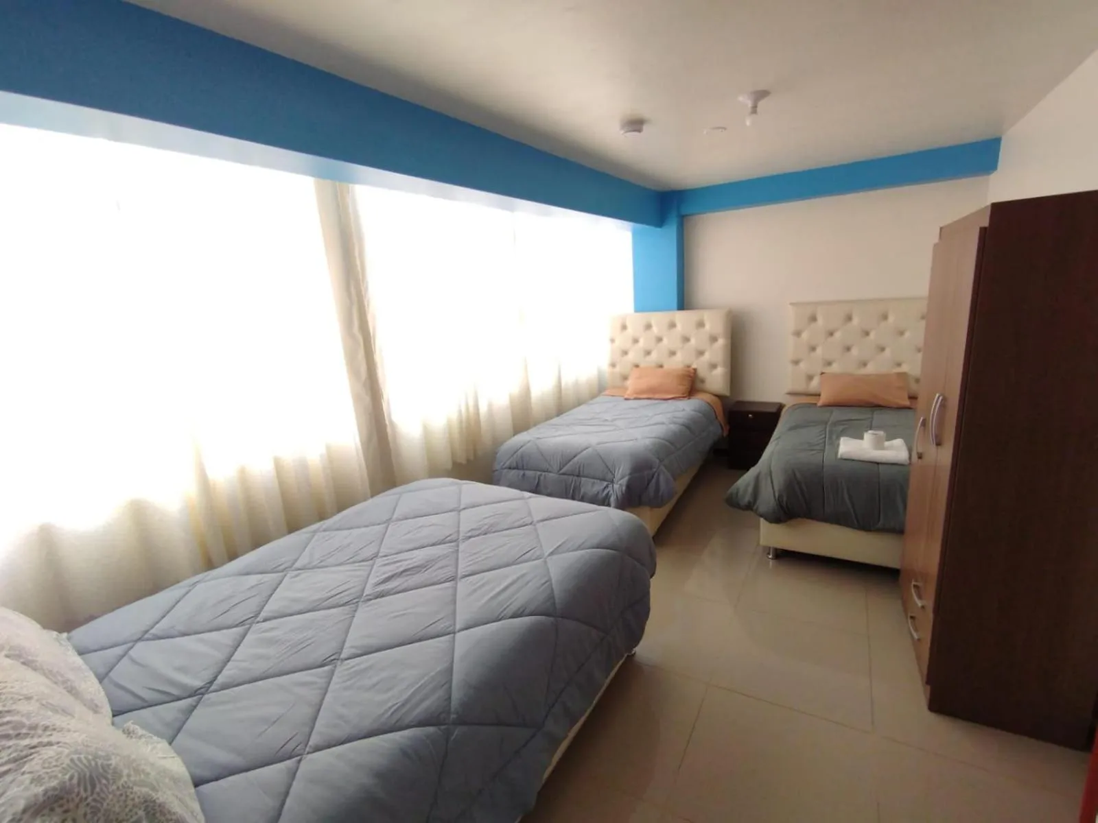 Bed in hotel plaza chinchero