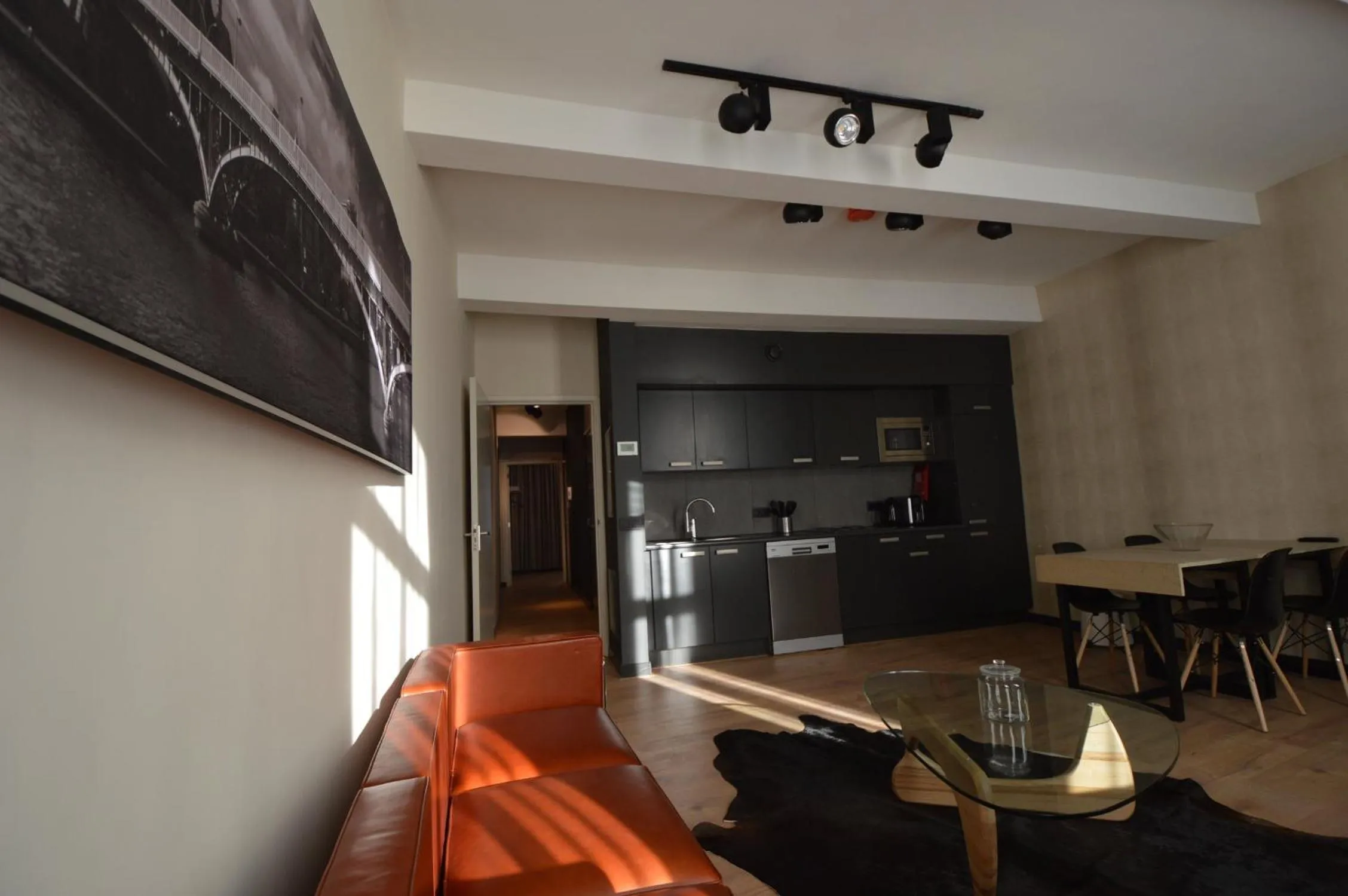 Kitchen or kitchenette in Amosa Liège City Centre Hotel