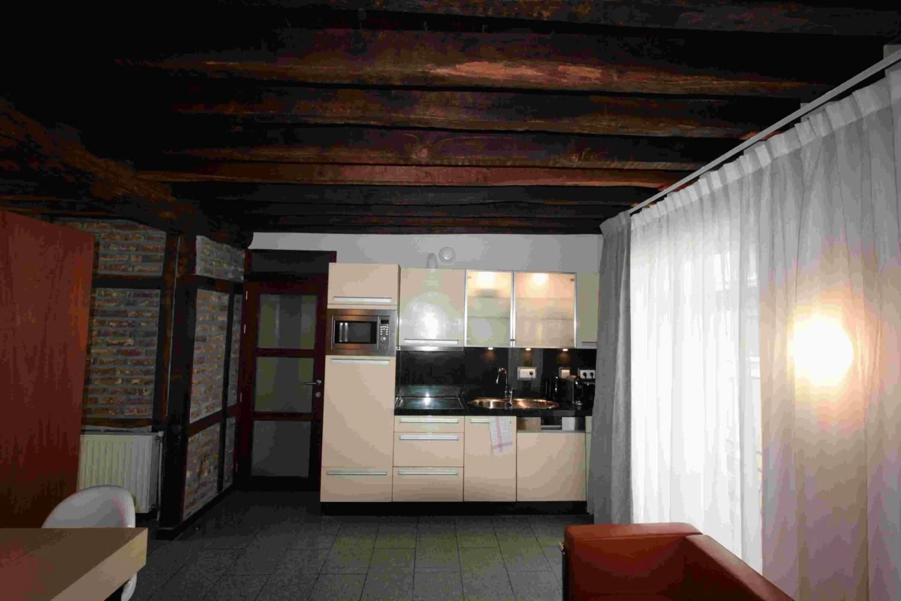 Kitchen or kitchenette in Amosa Liège City Centre Hotel