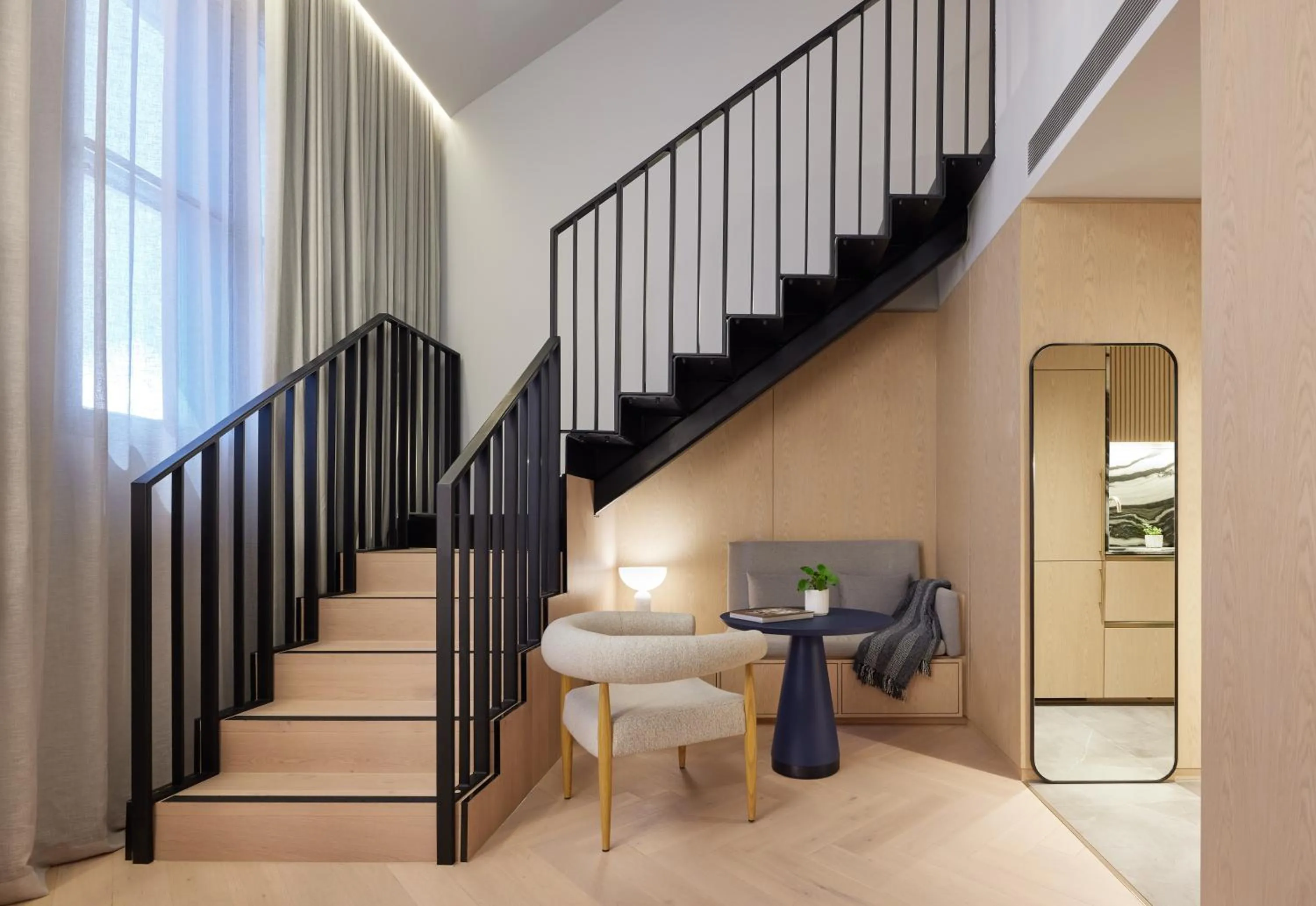 Living room in Lanson Place Parliament Gardens