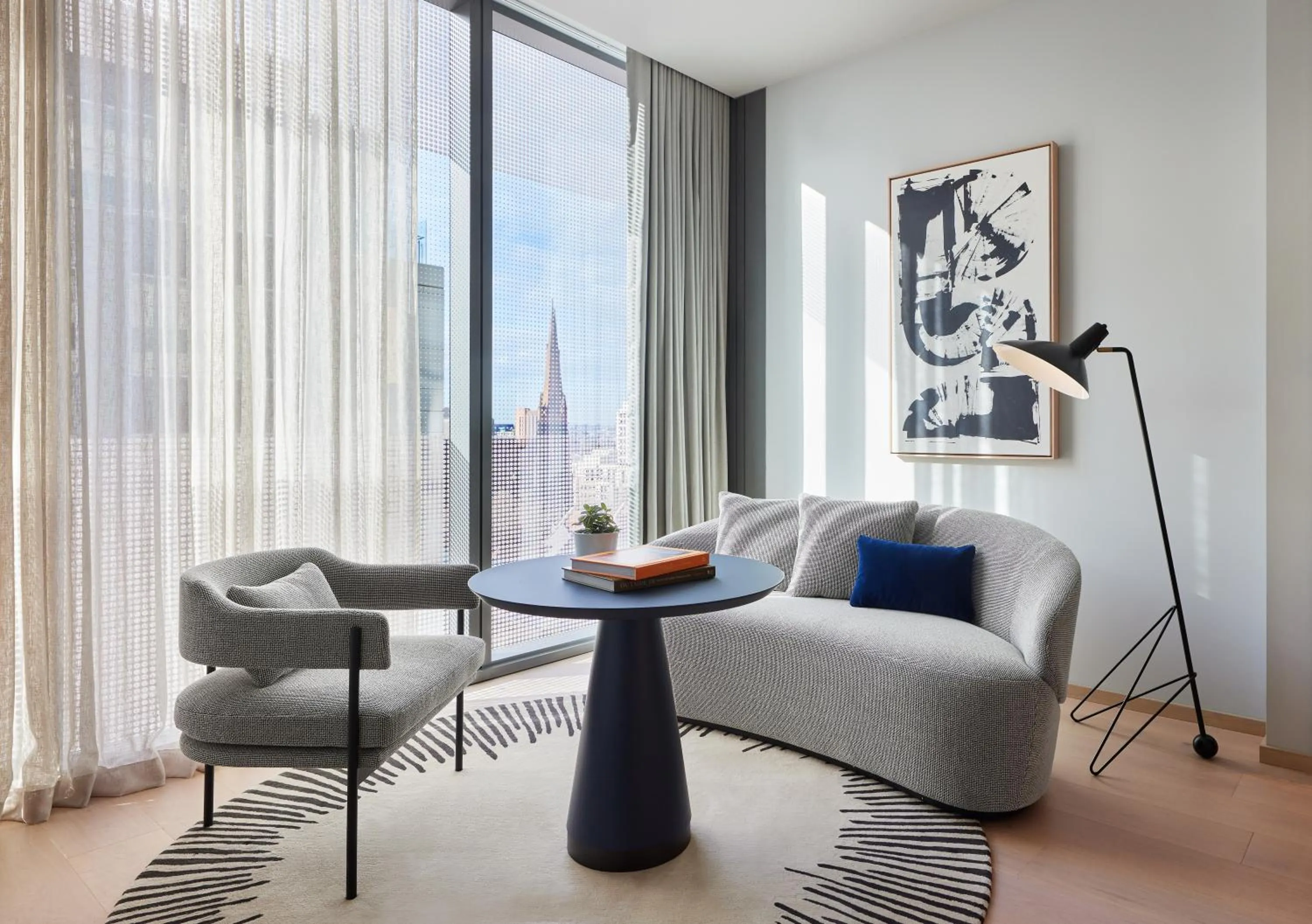 Living room in Lanson Place Parliament Gardens