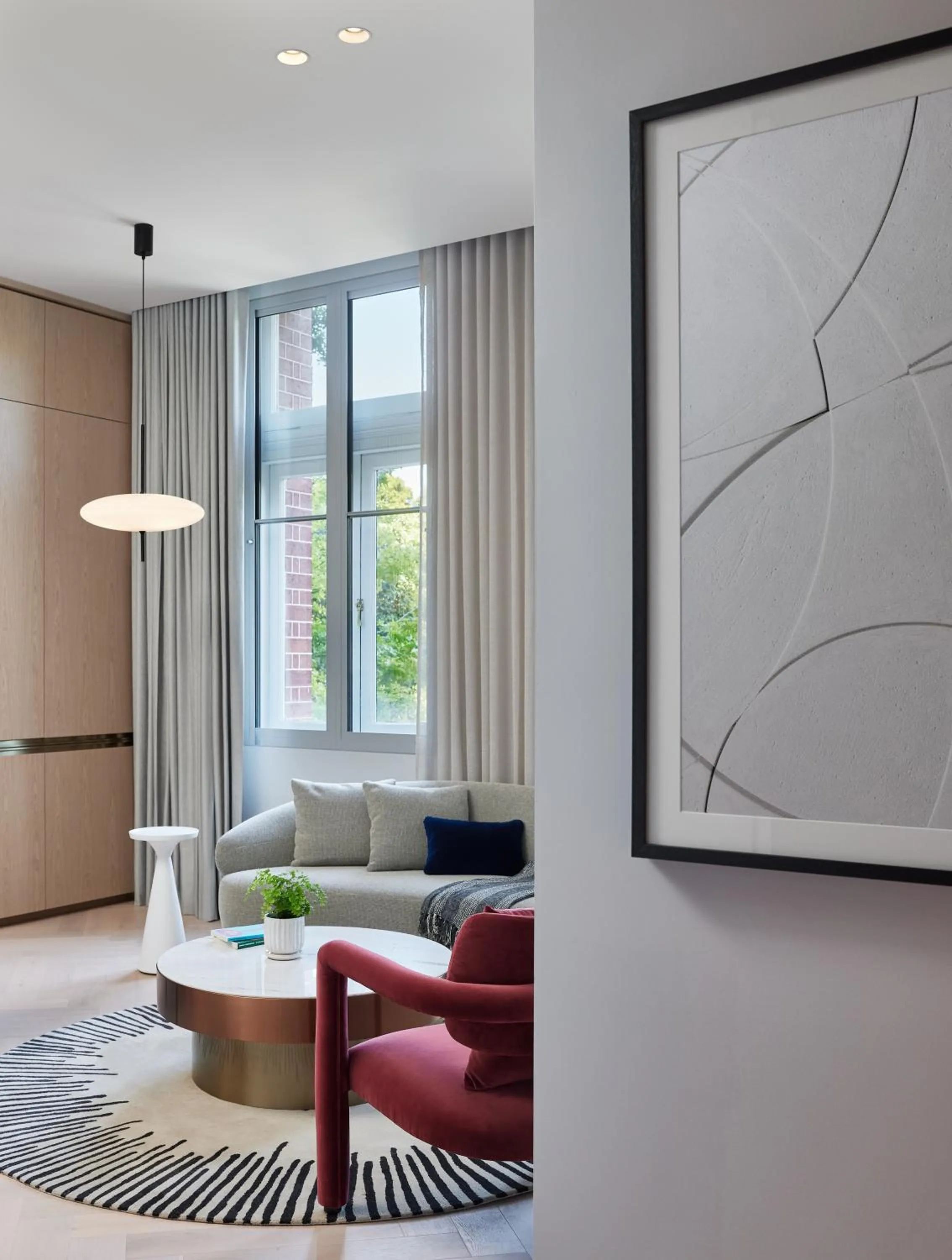 Living room in Lanson Place Parliament Gardens