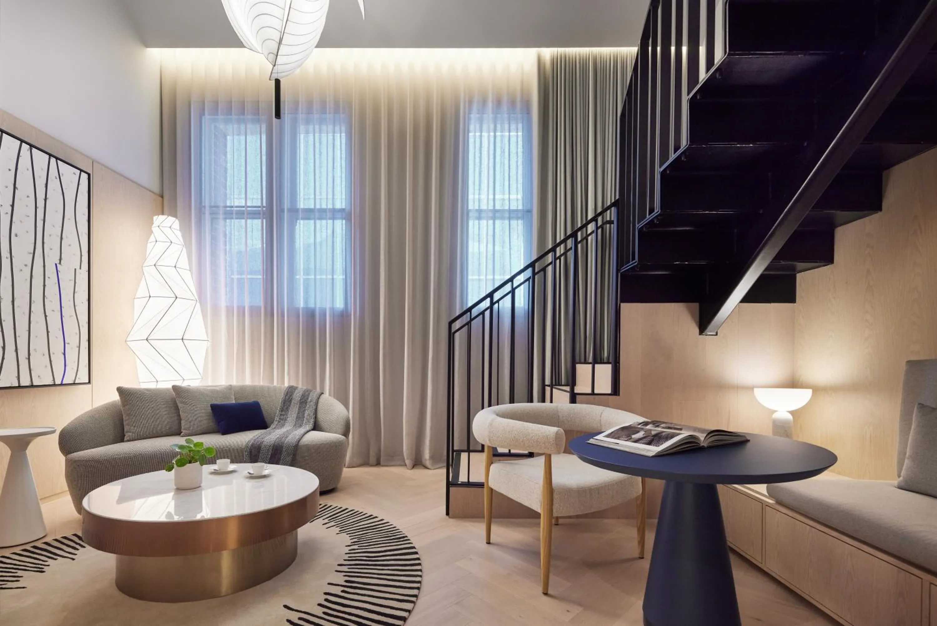 Living room in Lanson Place Parliament Gardens