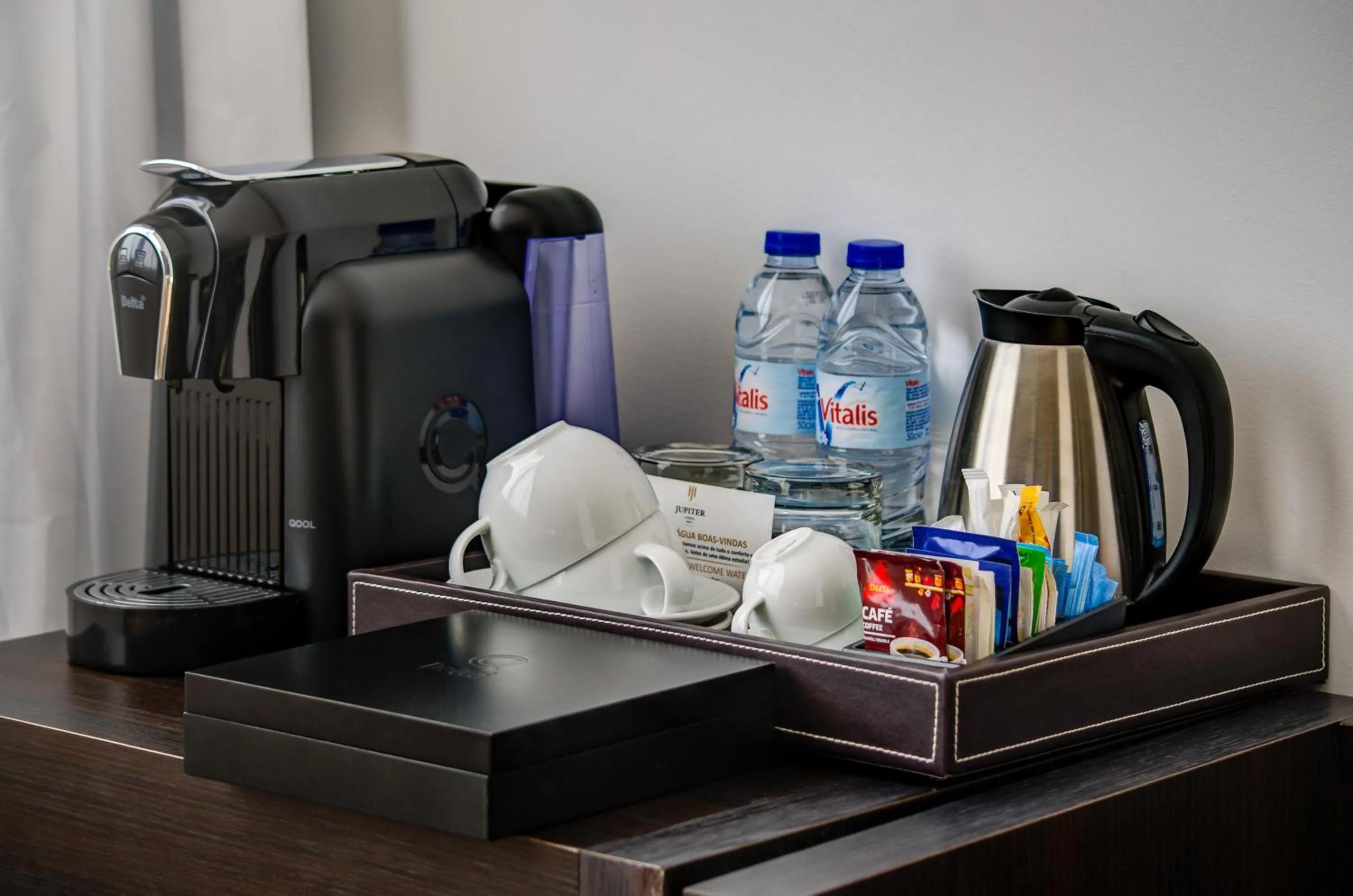 Coffee/tea facilities in Jupiter Lisboa Hotel - Rooftop & Spa