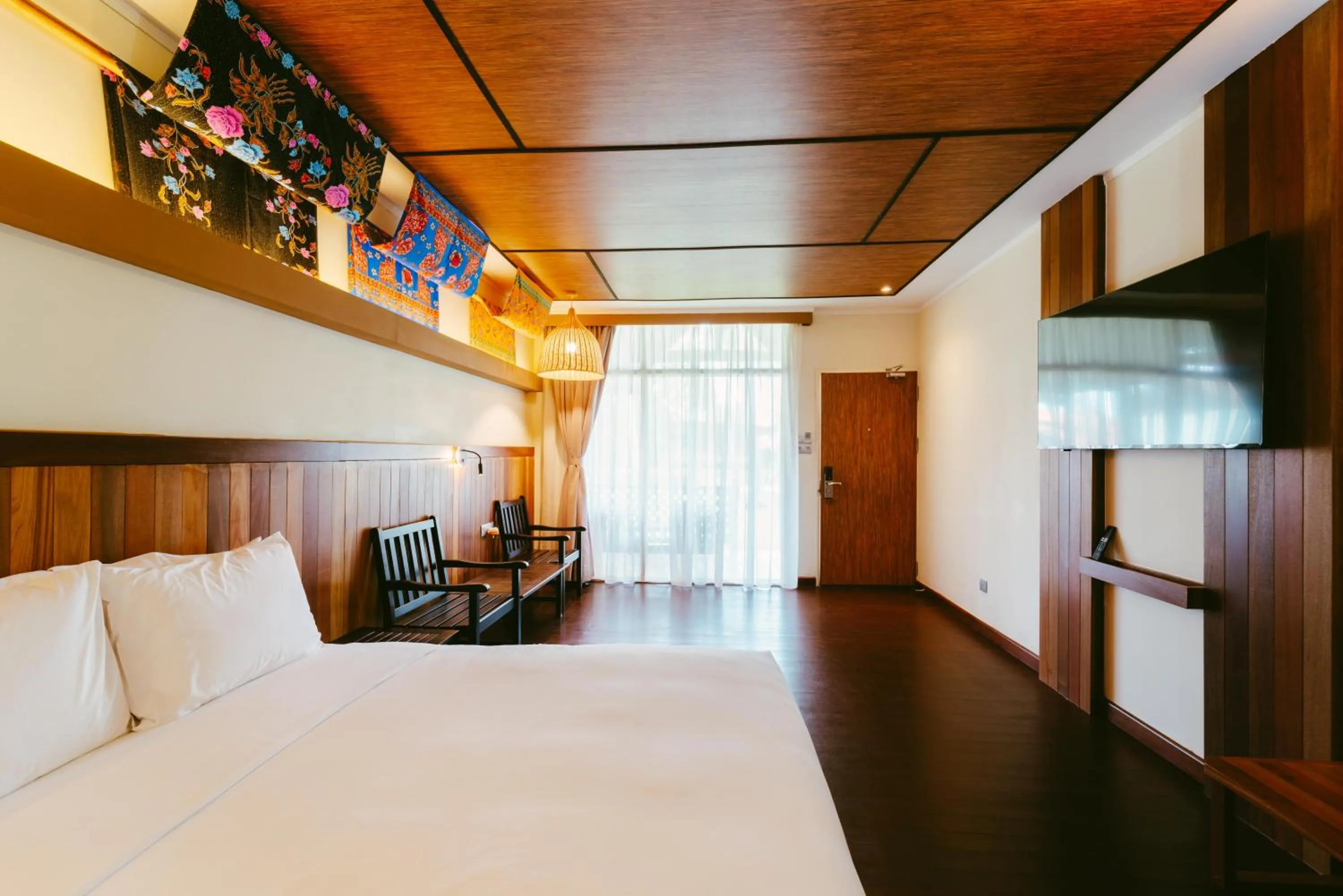 Bed in Borneo Beach & Mangrove Resort