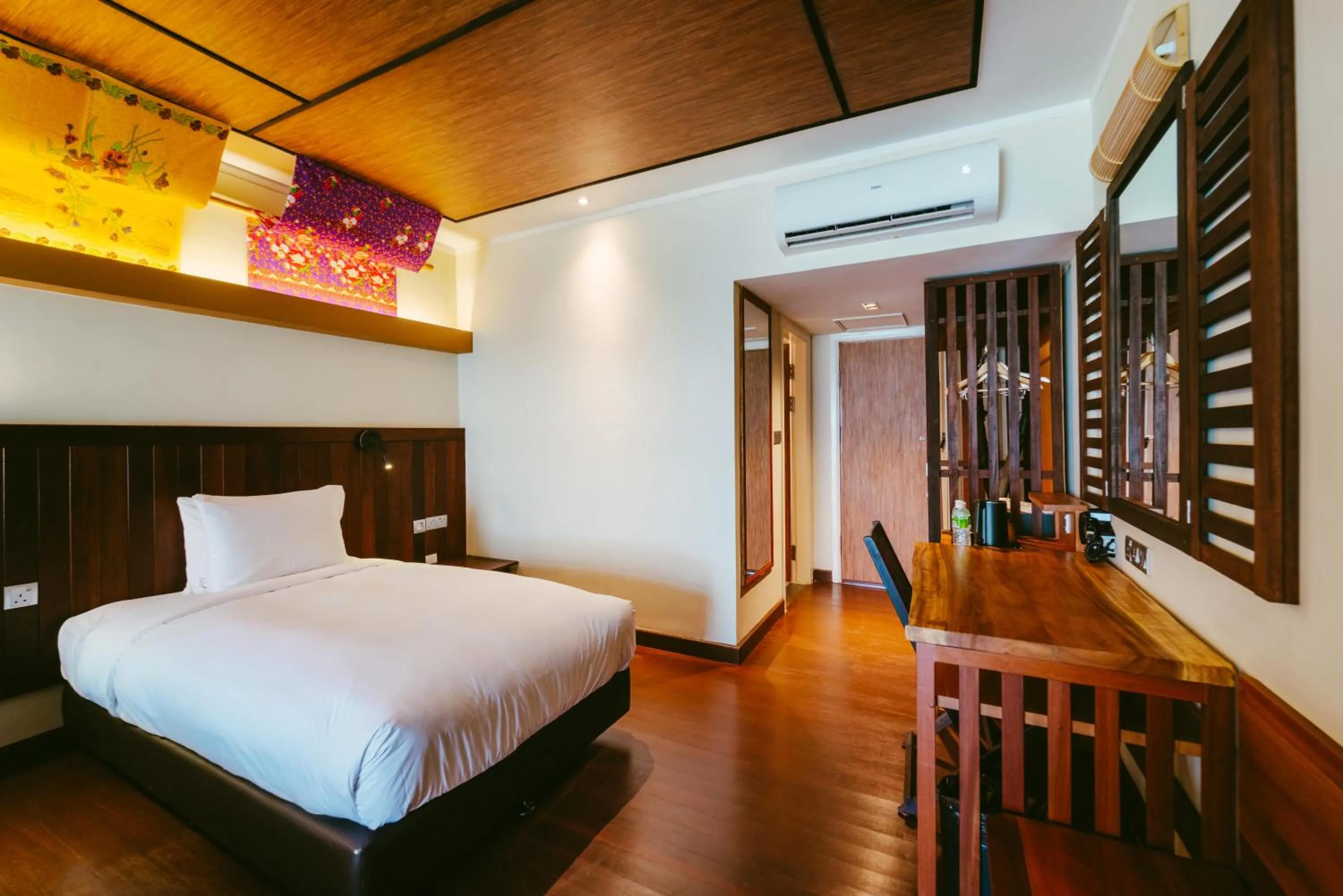 Bed in Borneo Beach & Mangrove Resort