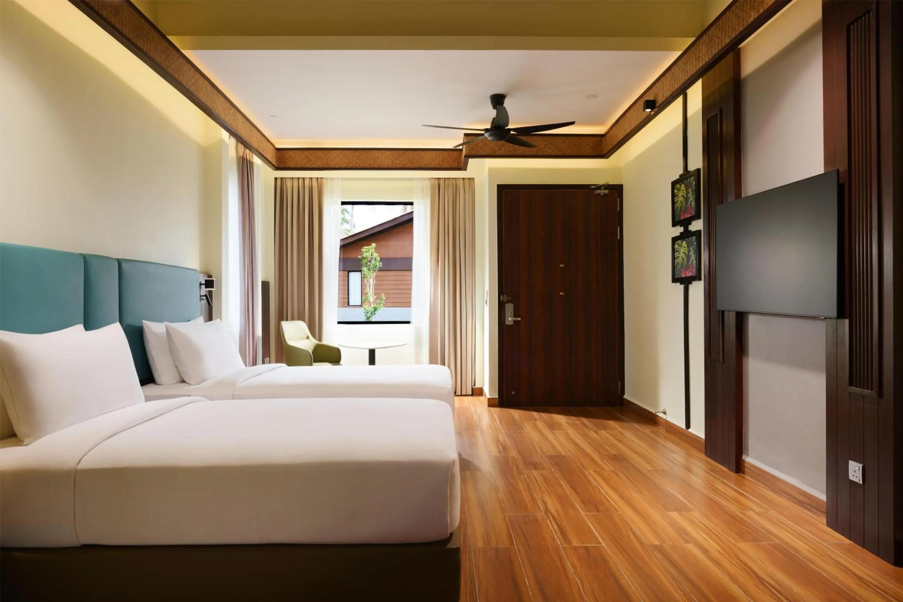 Bed in Hilton Garden Inn Kota Kinabalu Tuaran