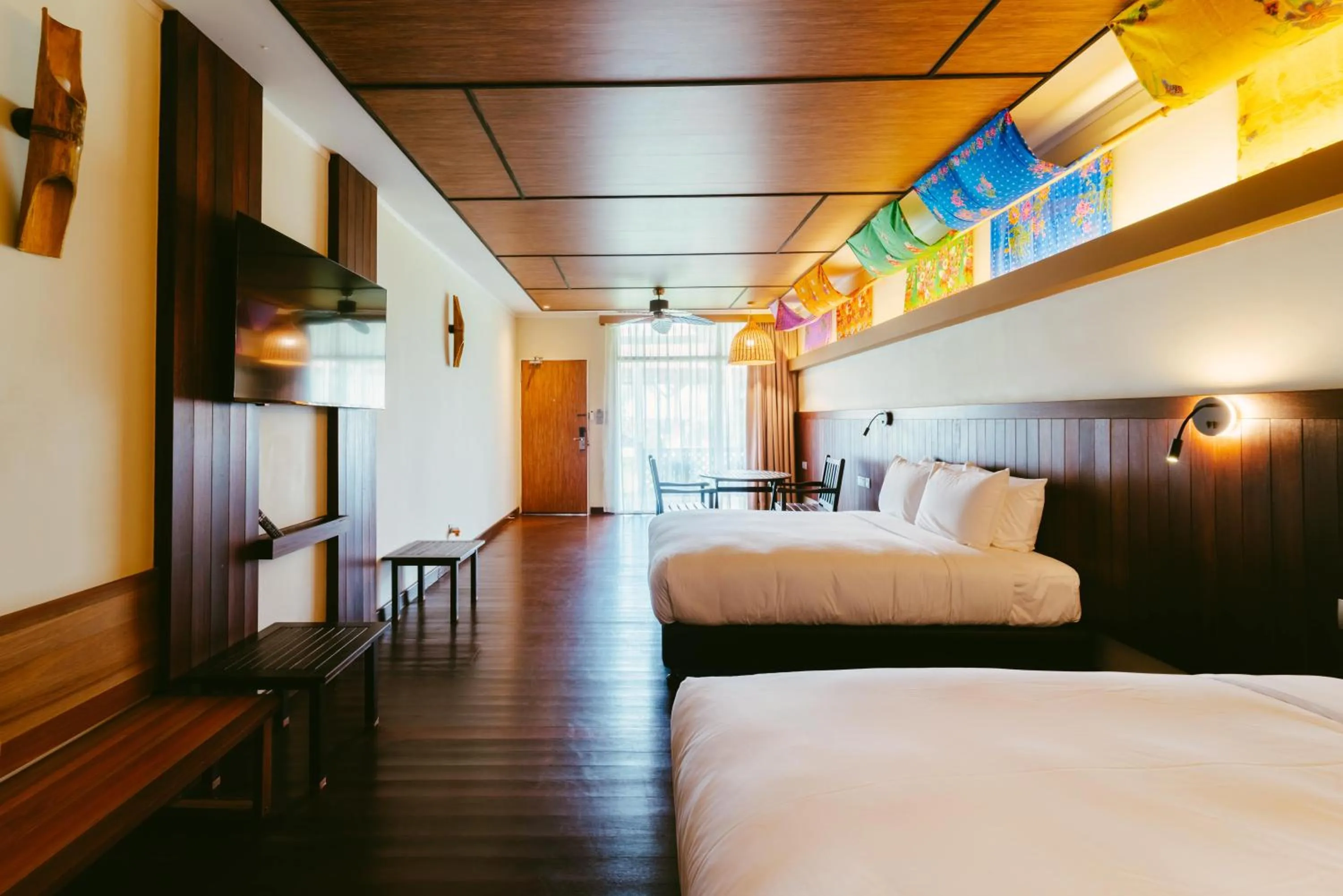 Bed in Borneo Beach & Mangrove Resort