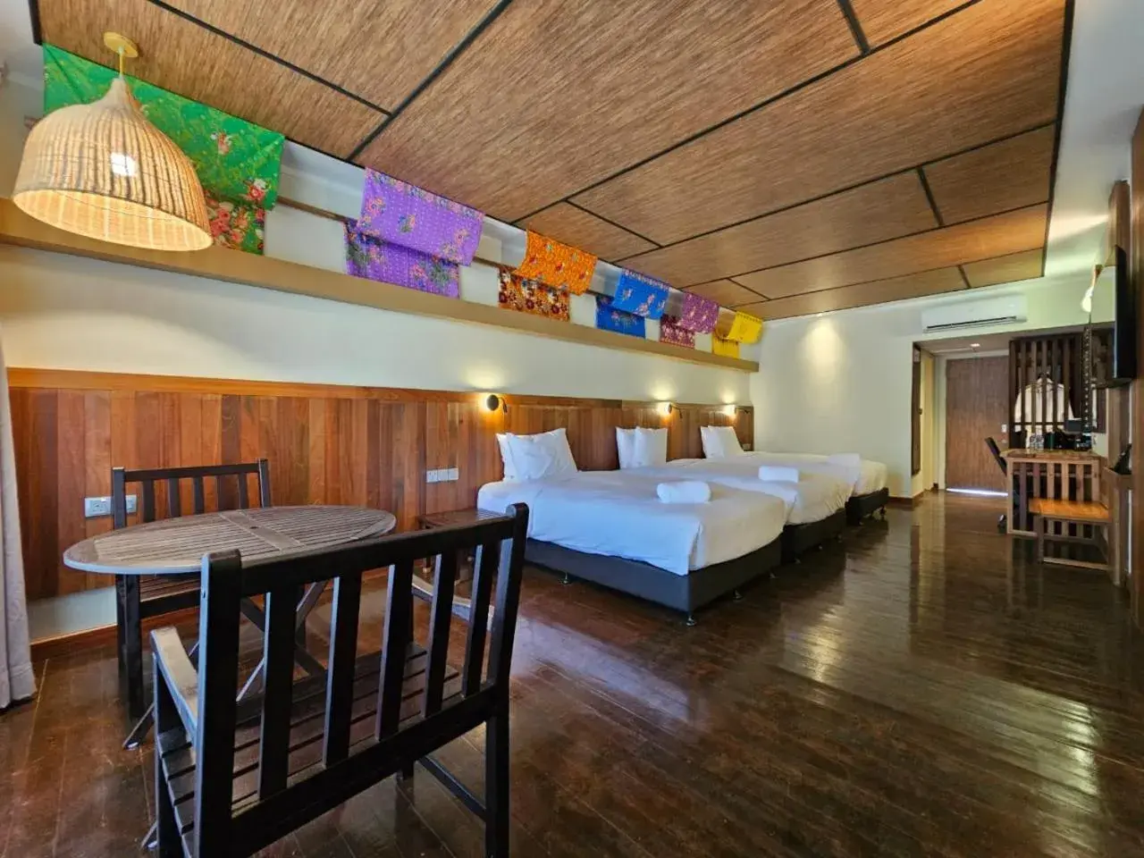 Bed in Borneo Beach & Mangrove Resort Bed in Borneo Beach & Mangrove Resort