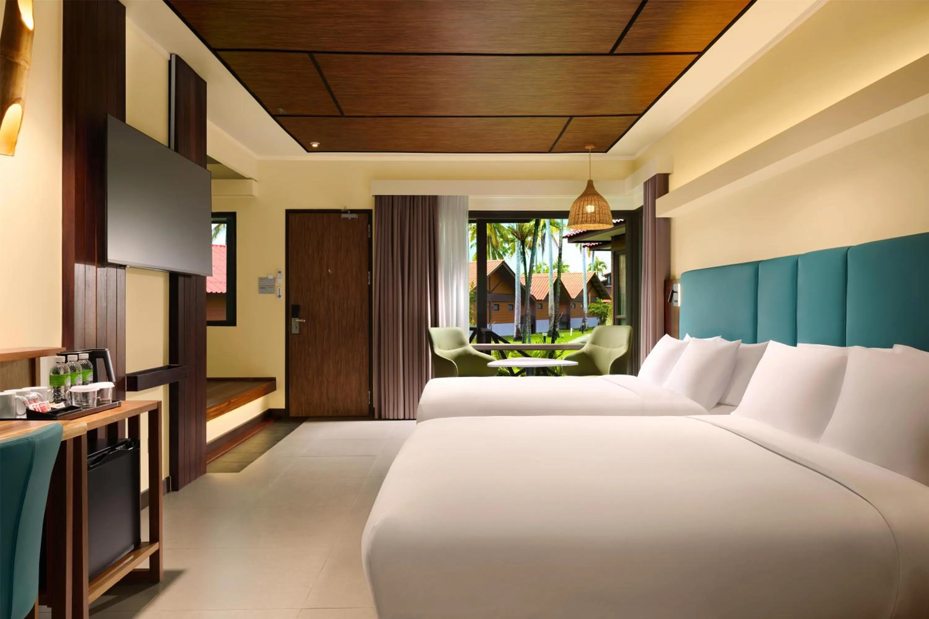 Bed in Hilton Garden Inn Kota Kinabalu Tuaran