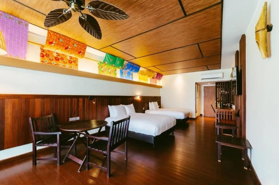 Bed in Borneo Beach & Mangrove Resort