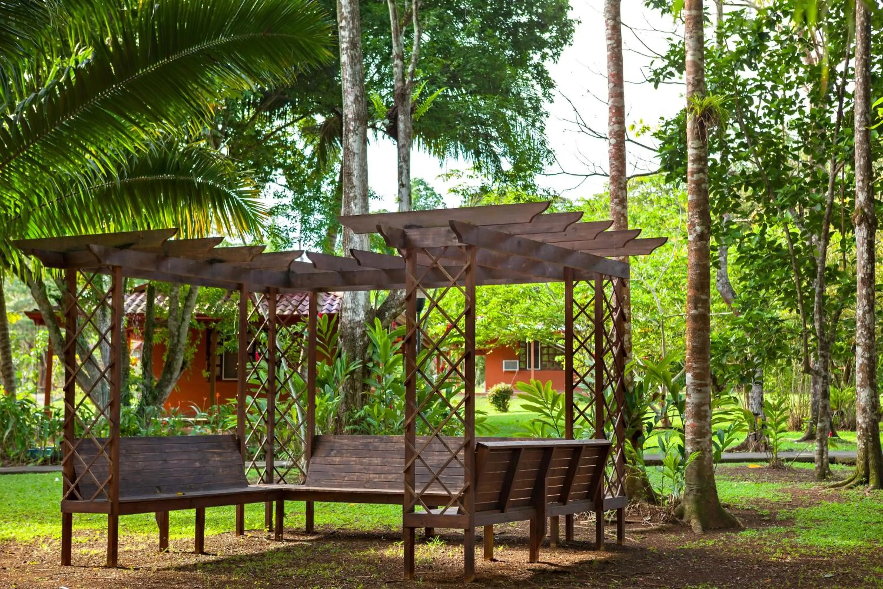Patio in Natural Lodge Caño Negro
