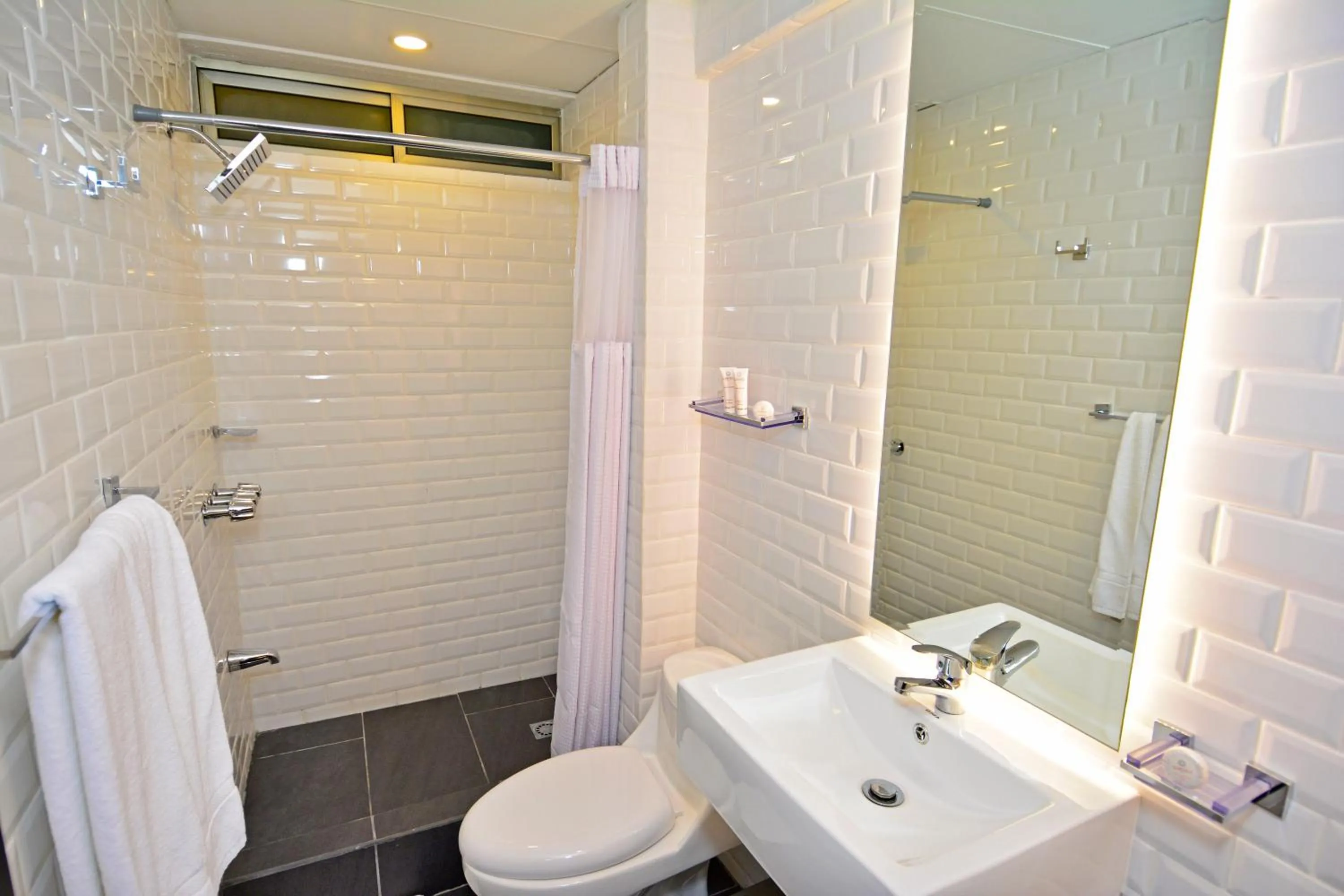 Shower in Auténtico Hotel