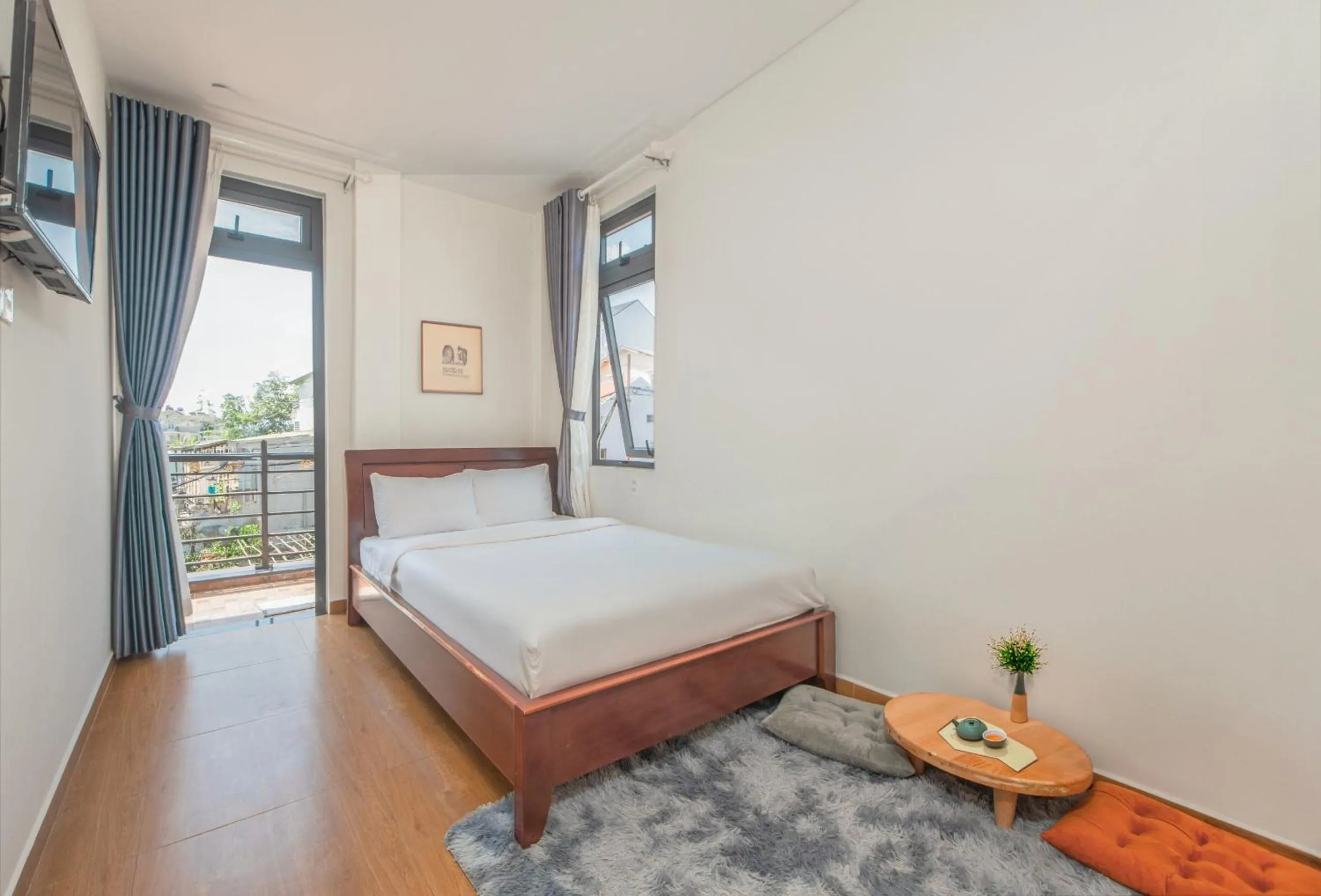 Bed in Nhý Villa Đà Lạt Review