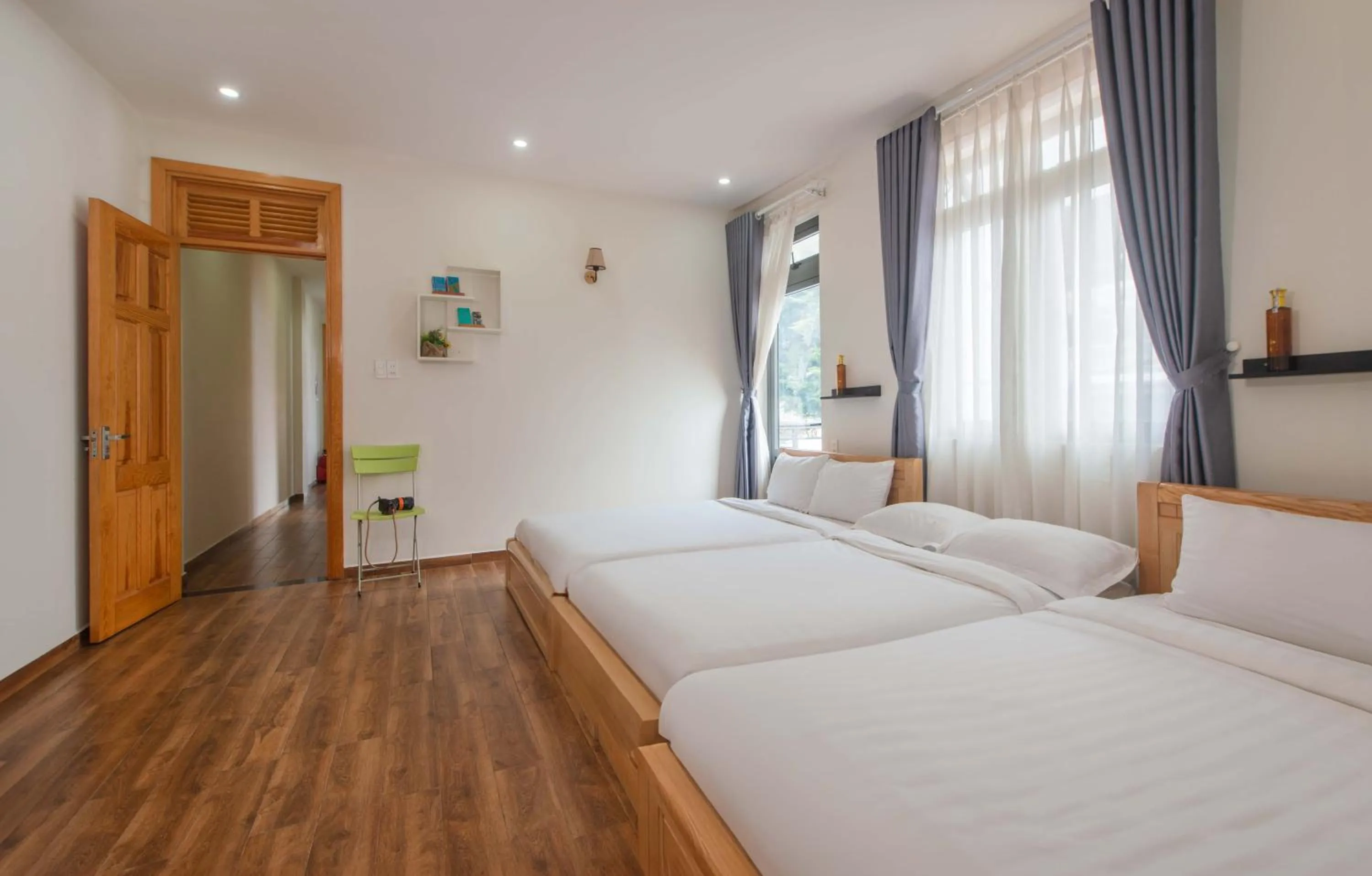 Bed in Nhý Villa Đà Lạt Review