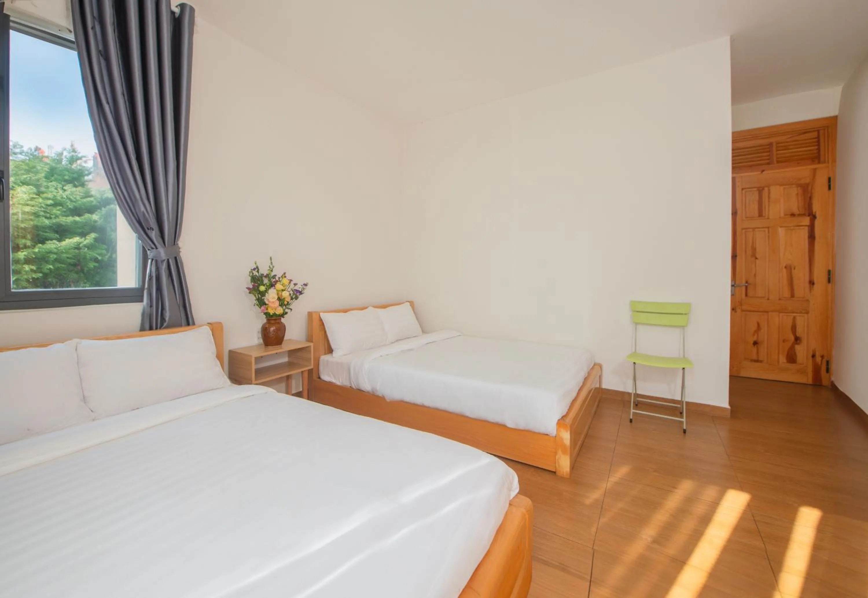 Bed in Nhý Villa Đà Lạt Review