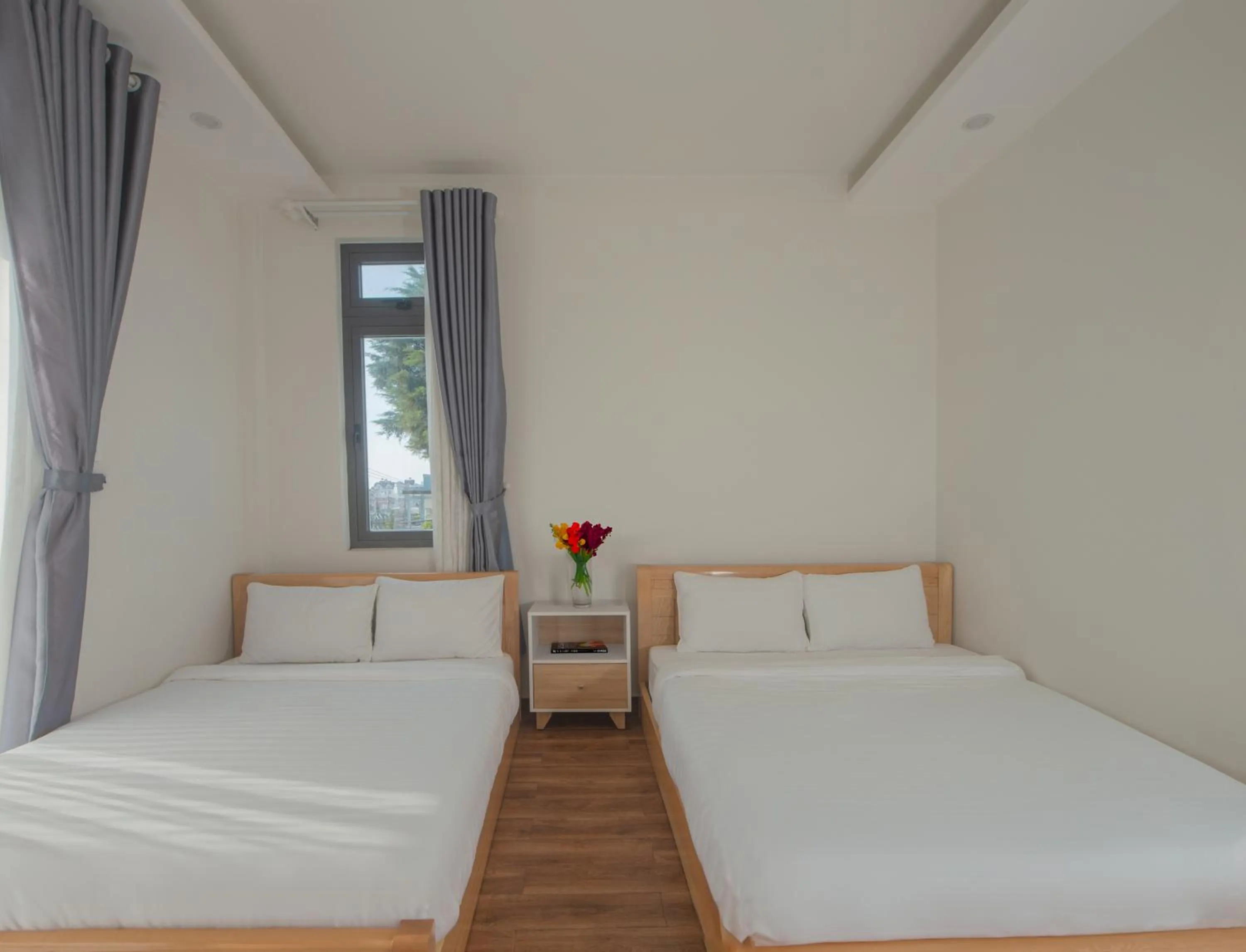 Bed in Nhý Villa Đà Lạt Review