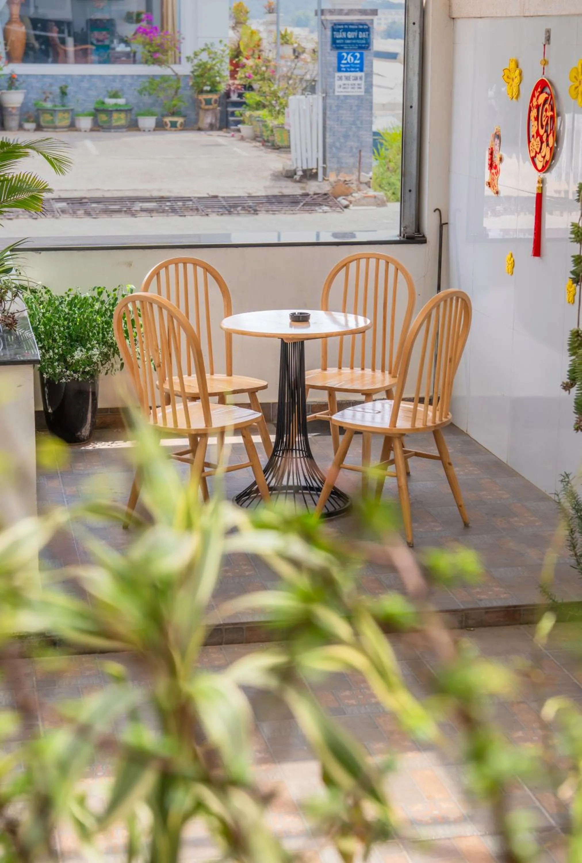 Patio in Nhý Villa Đà Lạt Review