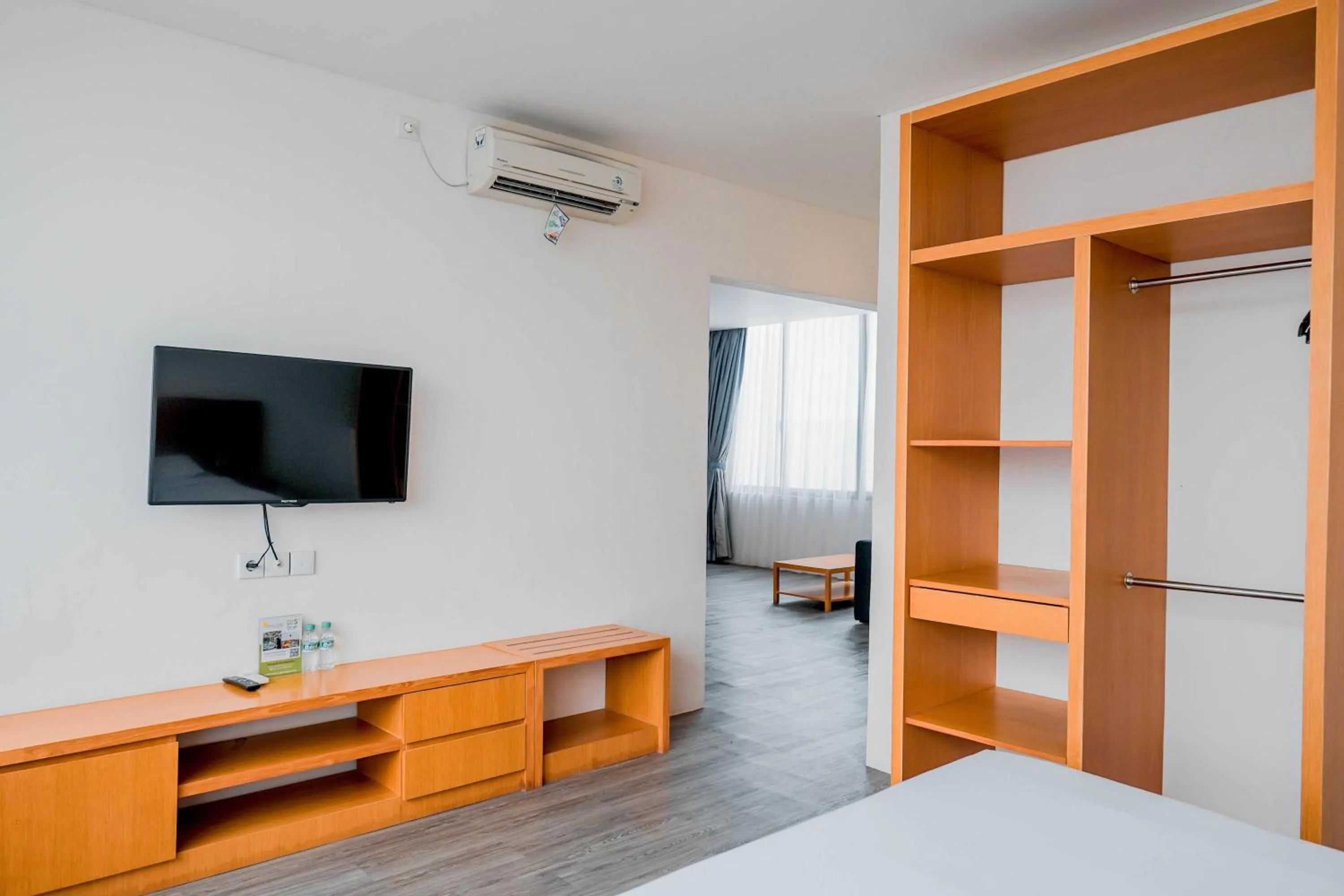 Communal lounge/ TV room, Bed in Sunrise Suite Seminyak by ARM Hospitality