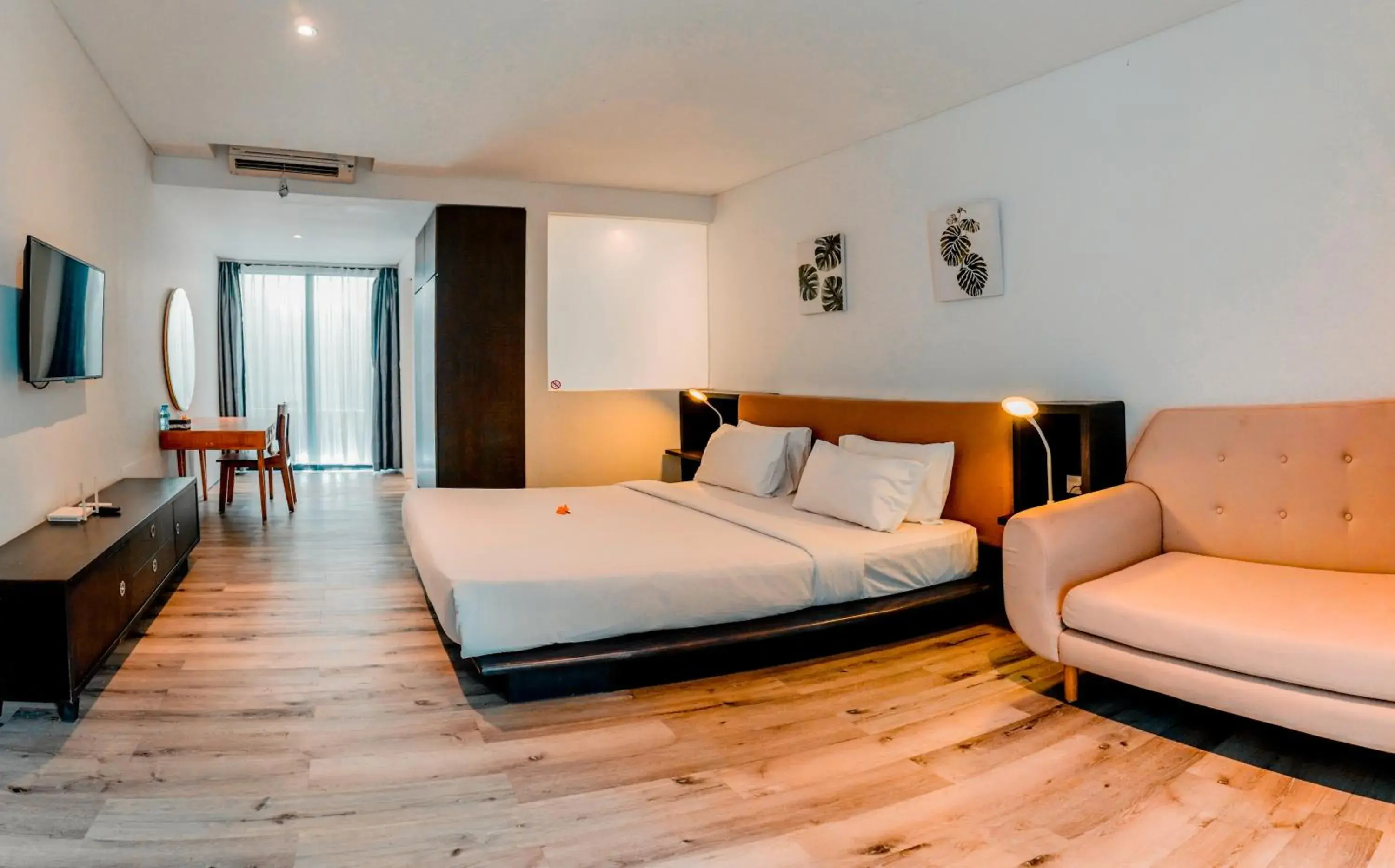 Communal lounge/ TV room, Bed in Sunrise Suite Seminyak by ARM Hospitality Communal lounge/ TV room, Bed in Sunrise Suite Seminyak by ARM Hospitality