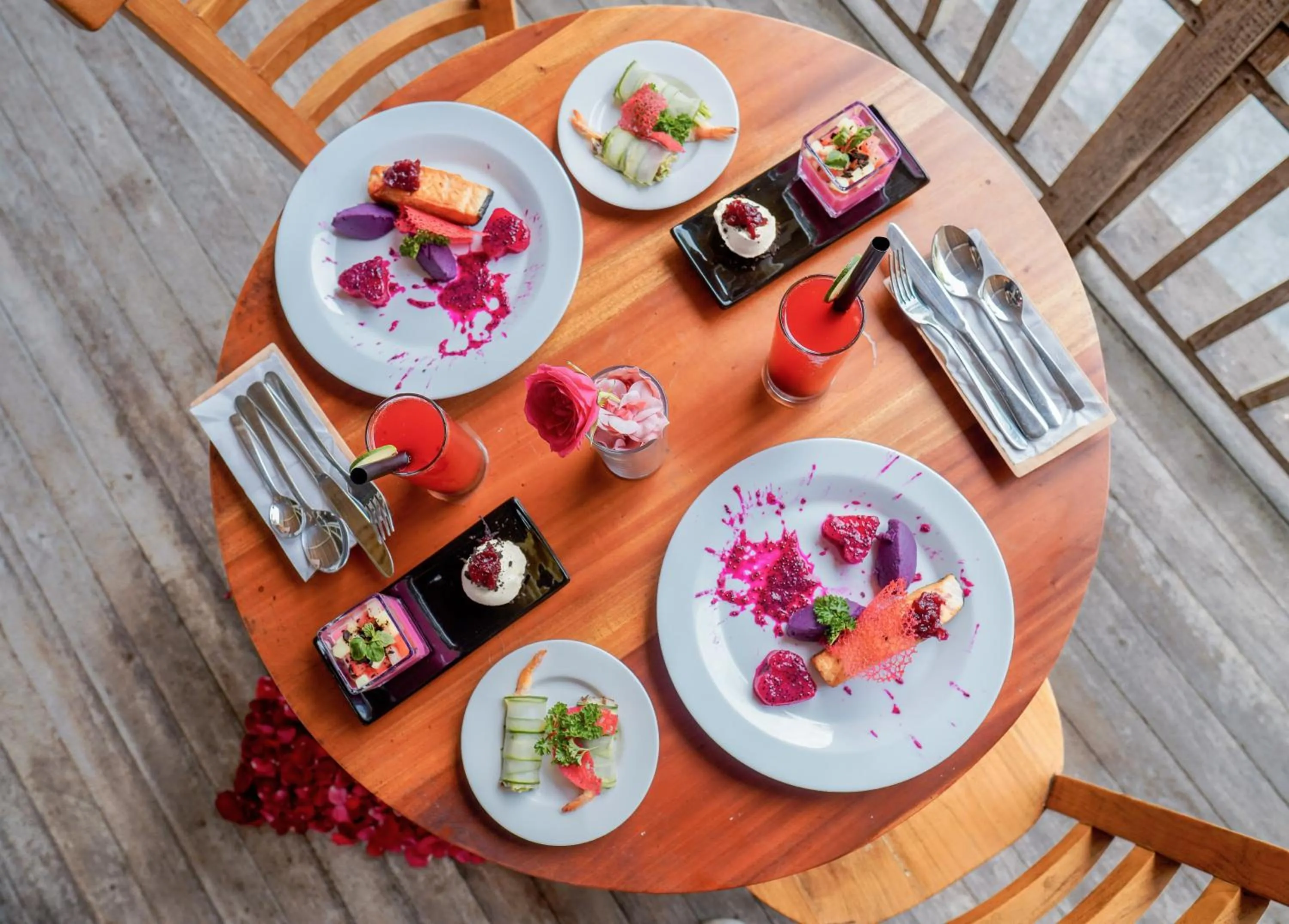 Food and drinks in Sunrise Suite Seminyak by ARM Hospitality