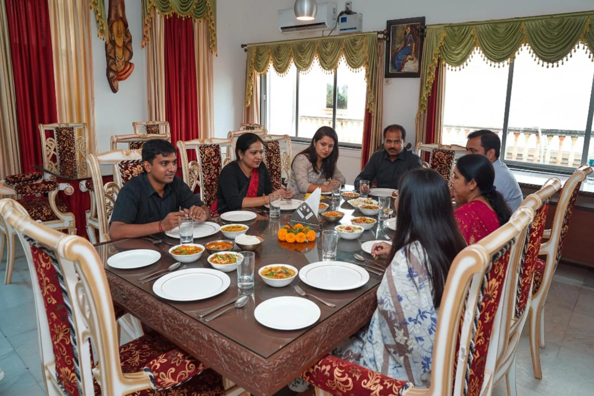 Restaurant/places to eat in FabHotel Prime Indeedcare Resort - 500m from Bakkhali Sea Beach