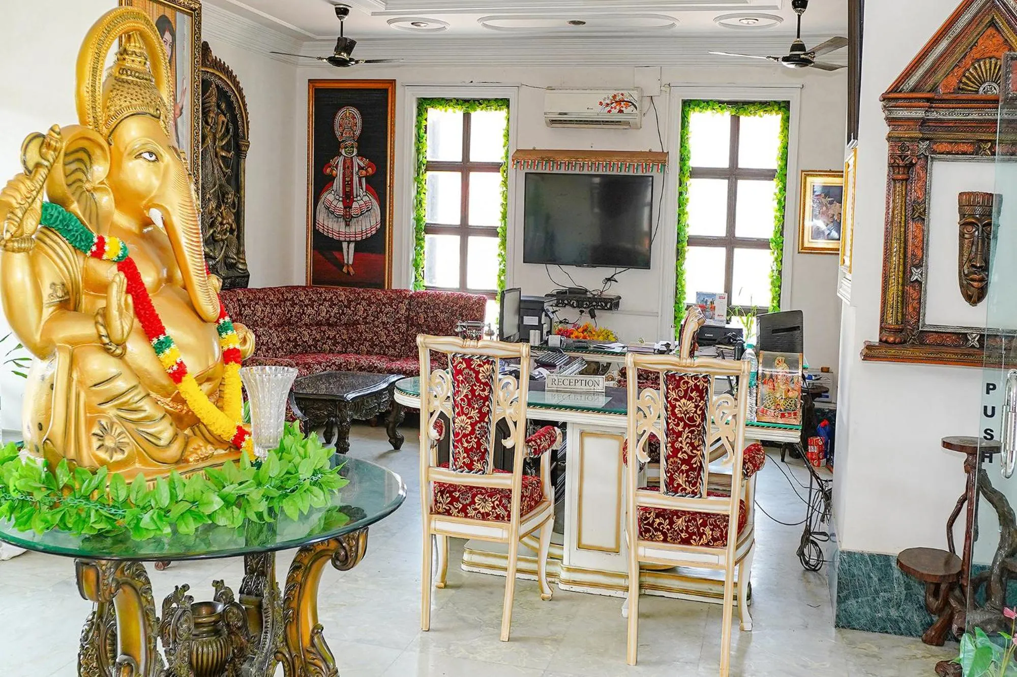 Lobby or reception in FabHotel Prime Indeedcare Resort - 500m from Bakkhali Sea Beach