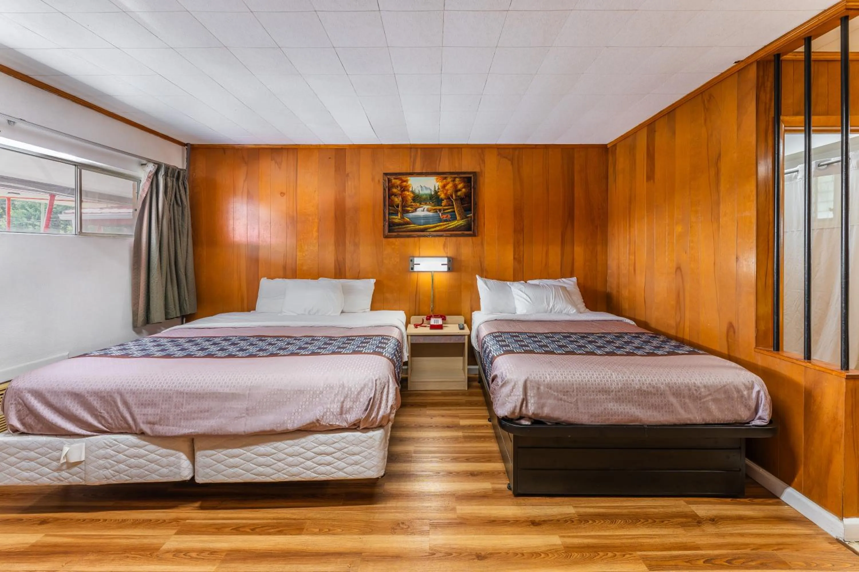 Bed in Budget Inn Pulaski