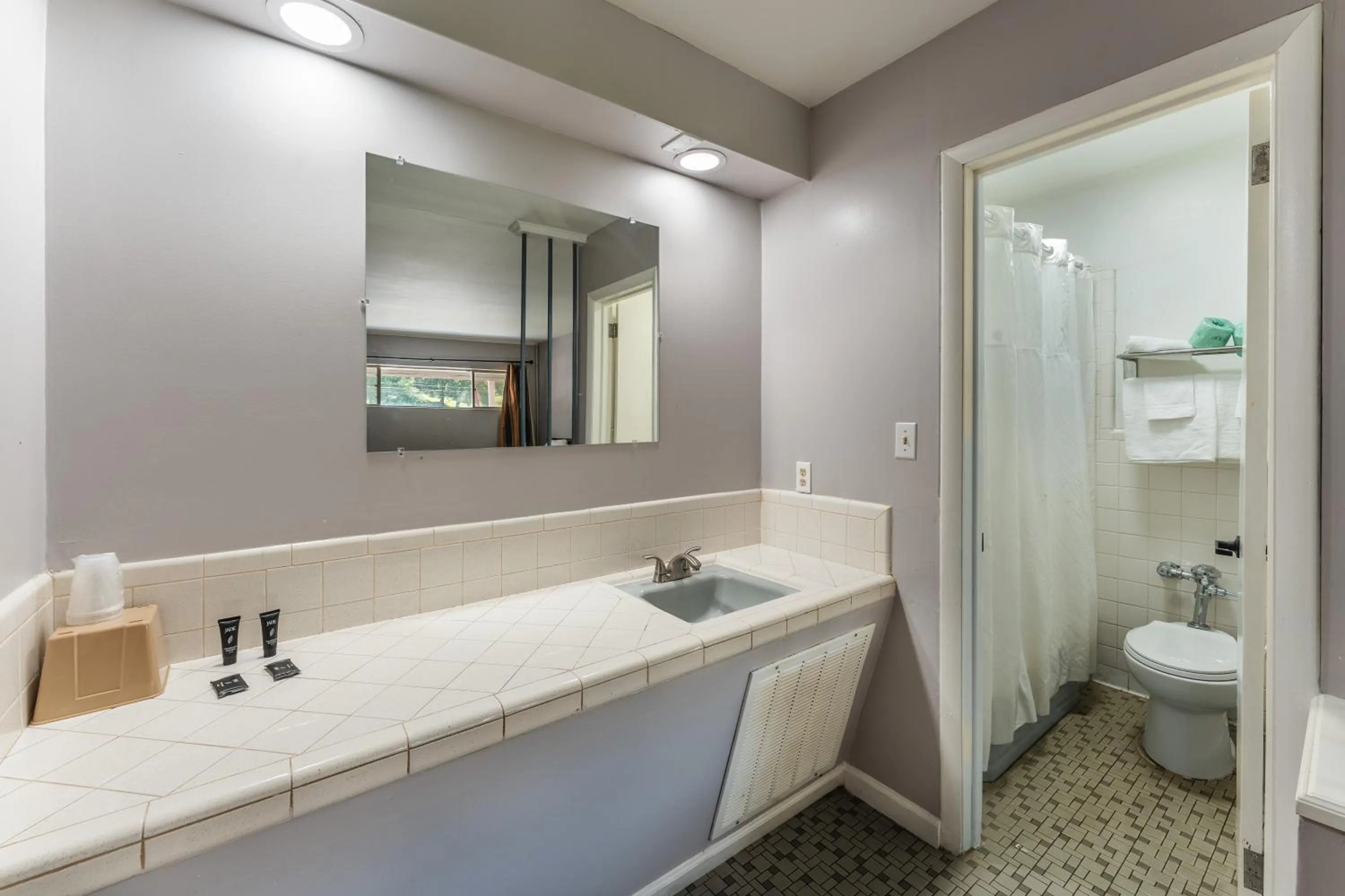 Bathroom in Budget Inn Pulaski