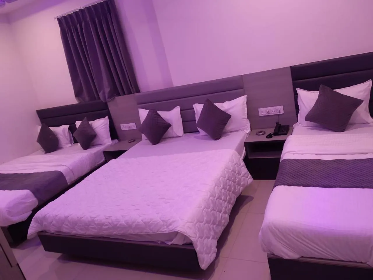 Bed in Hotel Selfie Inn