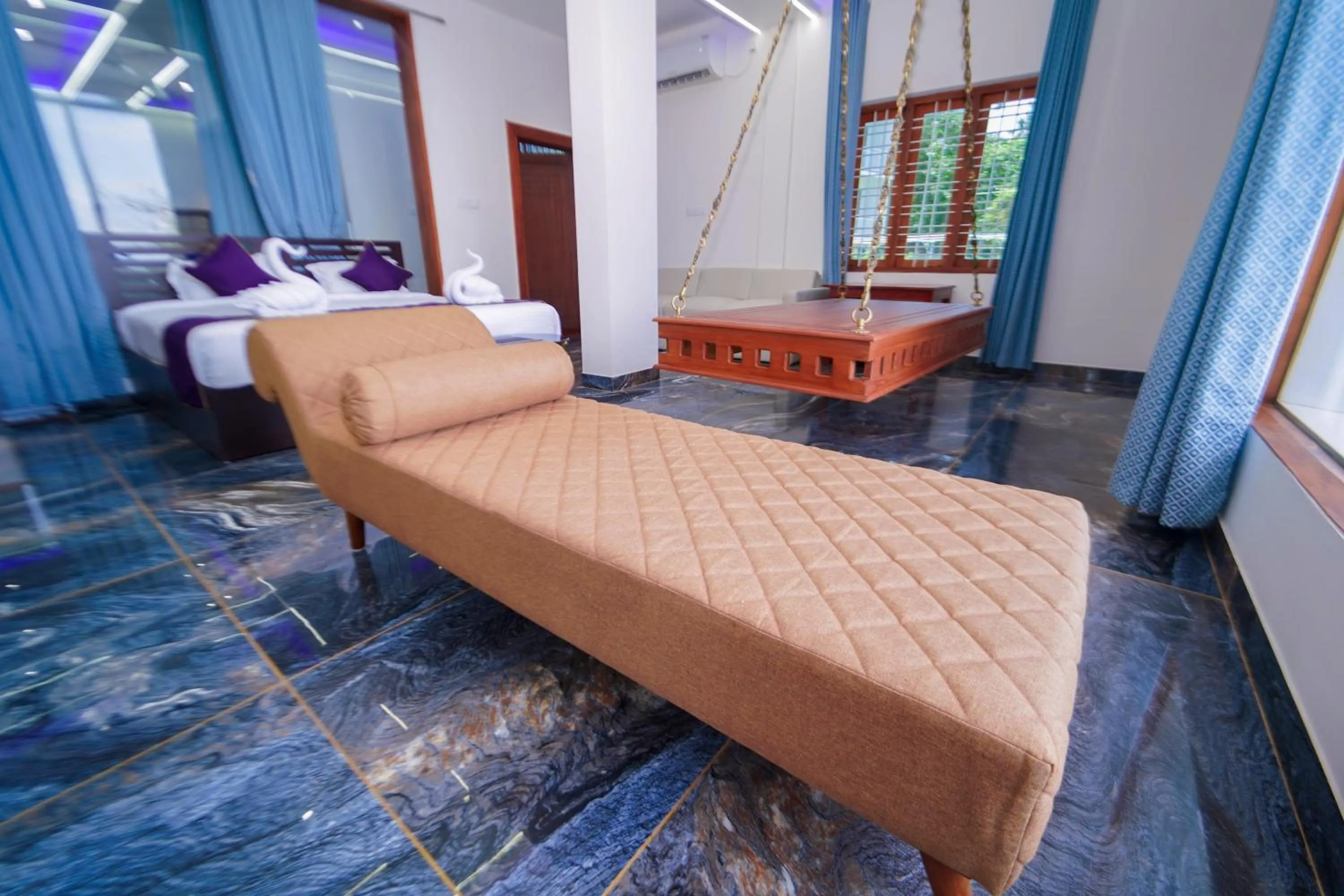 Bedroom, Bed in Skylar Seaview Beach Resort & Ayurveda Varkala