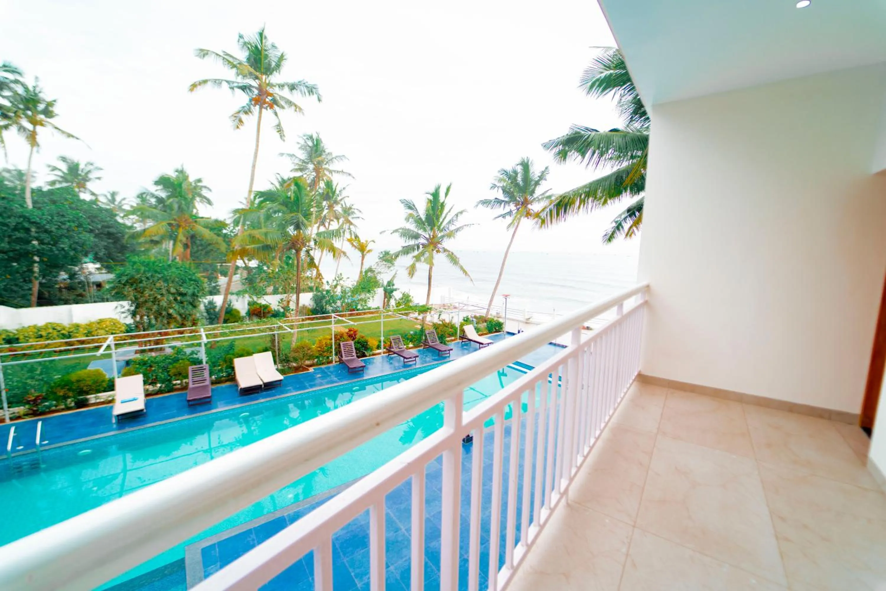 Garden in Skylar Seaview Beach Resort & Ayurveda Varkala