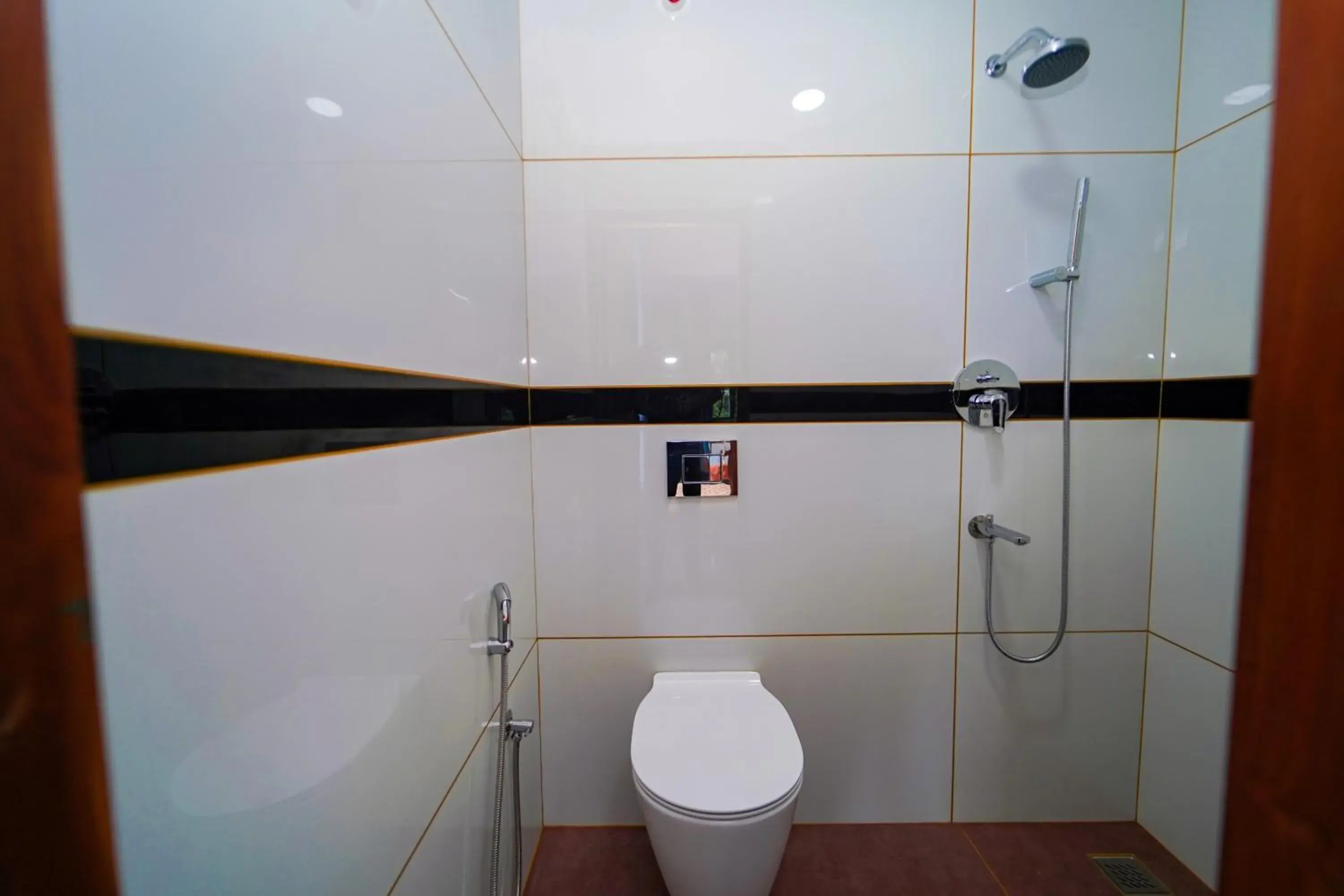 Shower in Skylar Seaview Beach Resort & Ayurveda Varkala Shower in Skylar Seaview Beach Resort & Ayurveda Varkala