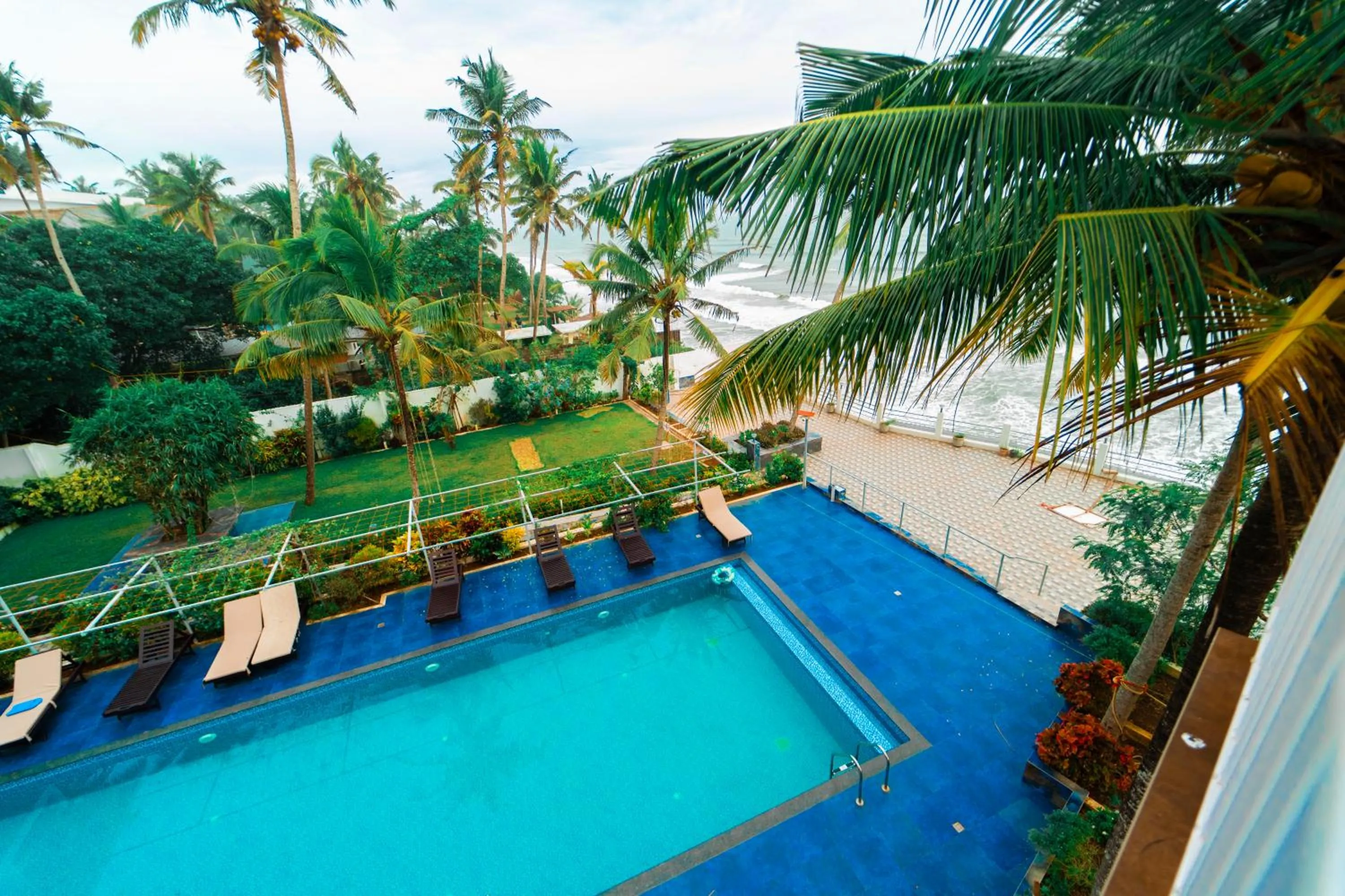 Garden in Skylar Seaview Beach Resort & Ayurveda Varkala