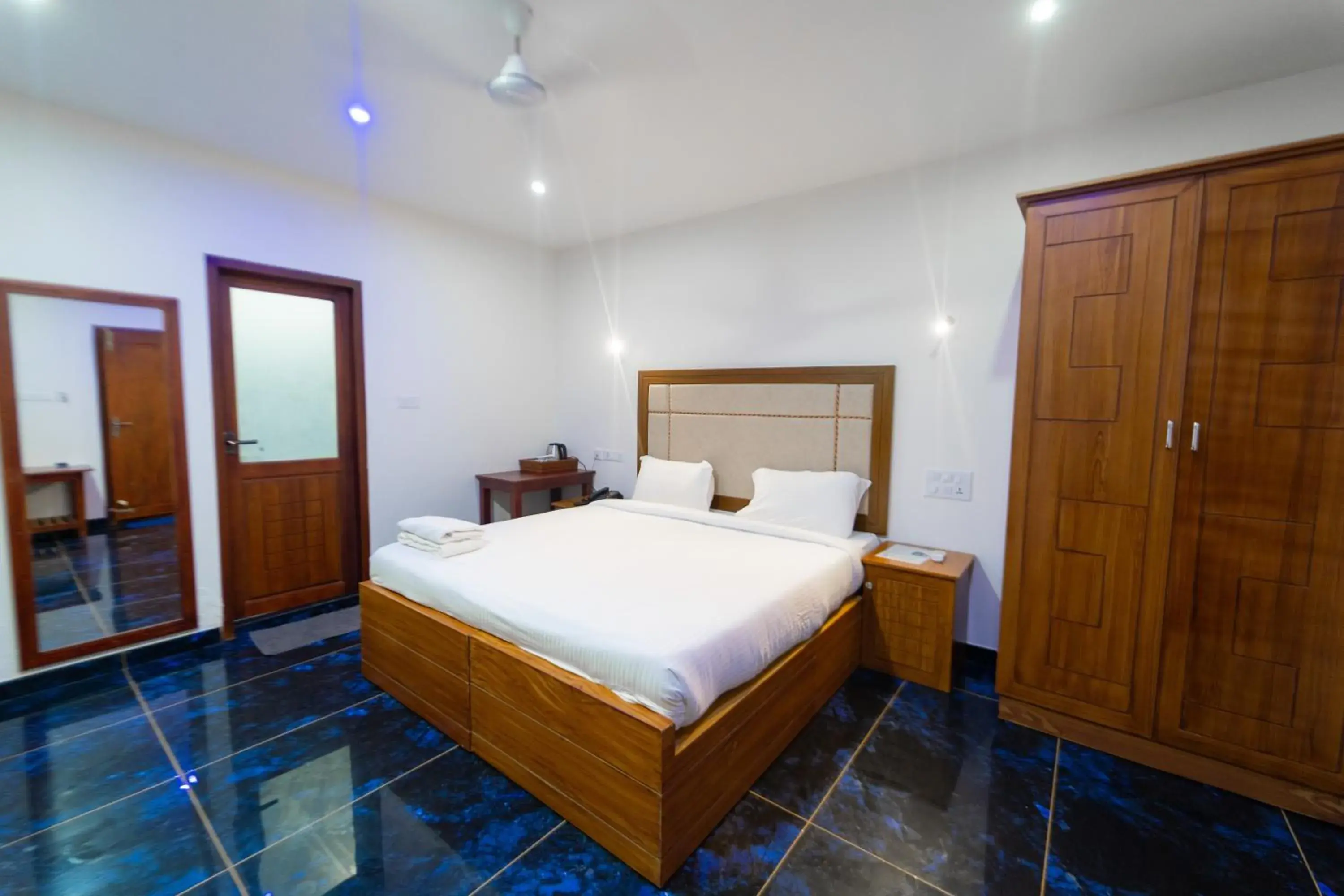 Bed in Skylar Seaview Beach Resort & Ayurveda Varkala Bed in Skylar Seaview Beach Resort & Ayurveda Varkala