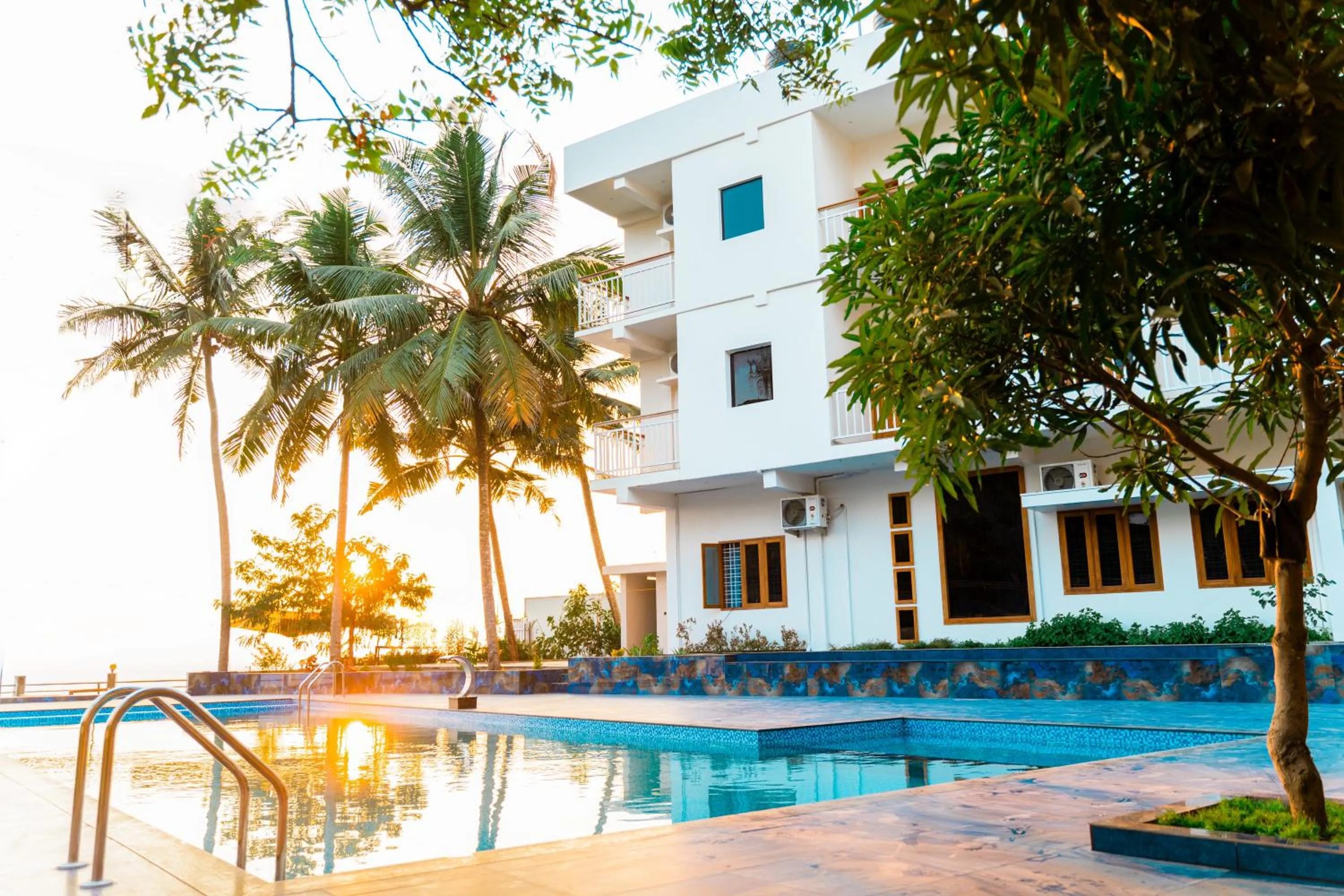 Property building in Skylar Seaview Beach Resort & Ayurveda Varkala