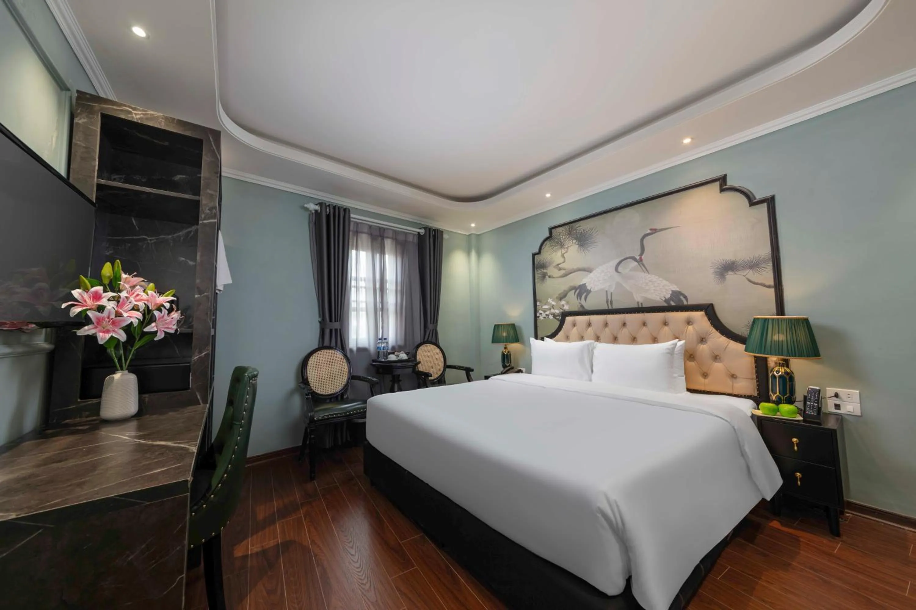 Bed in Madelise Amica Hotel and Travel