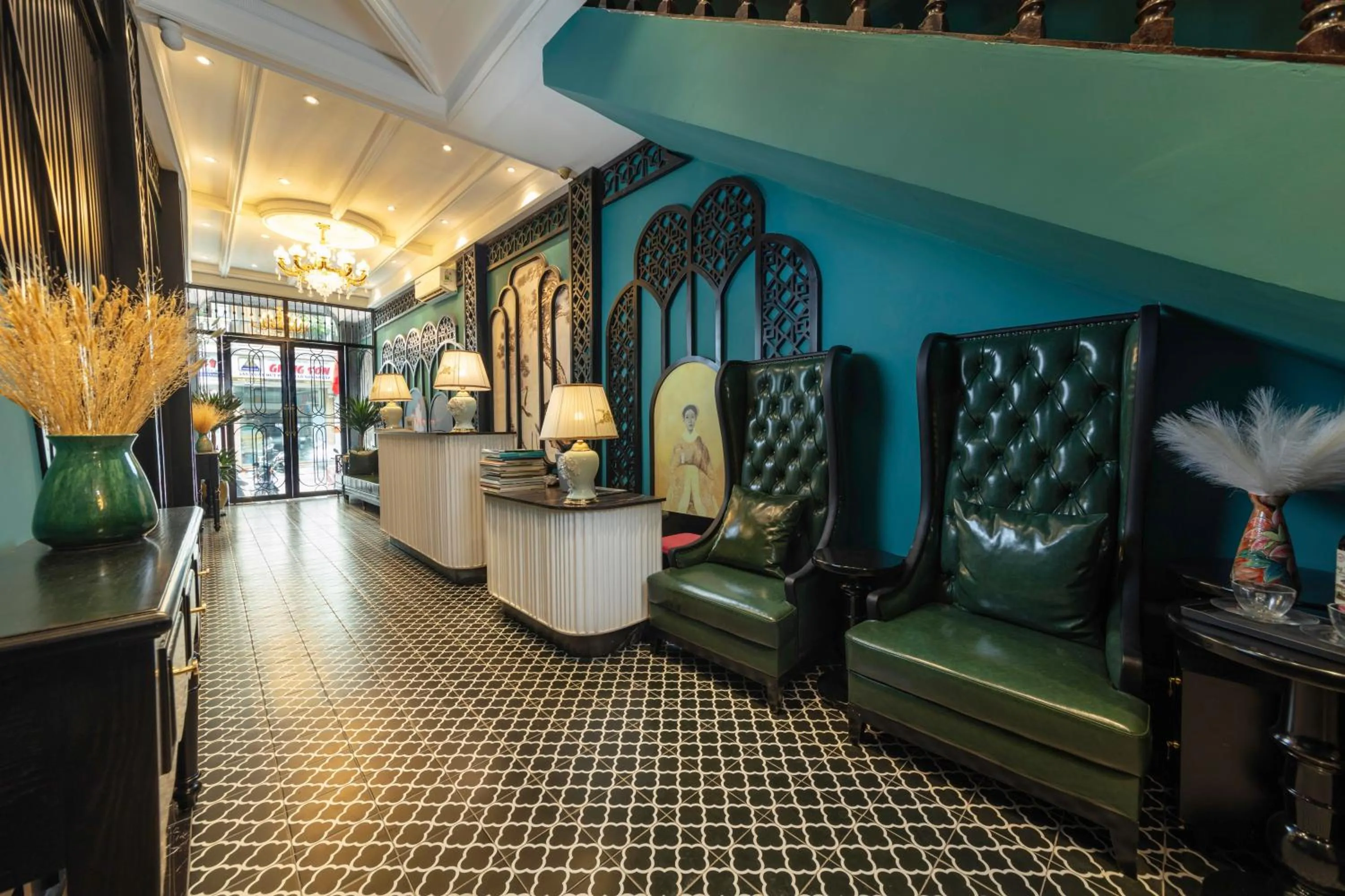 Lobby or reception in Madelise Amica Hotel and Travel