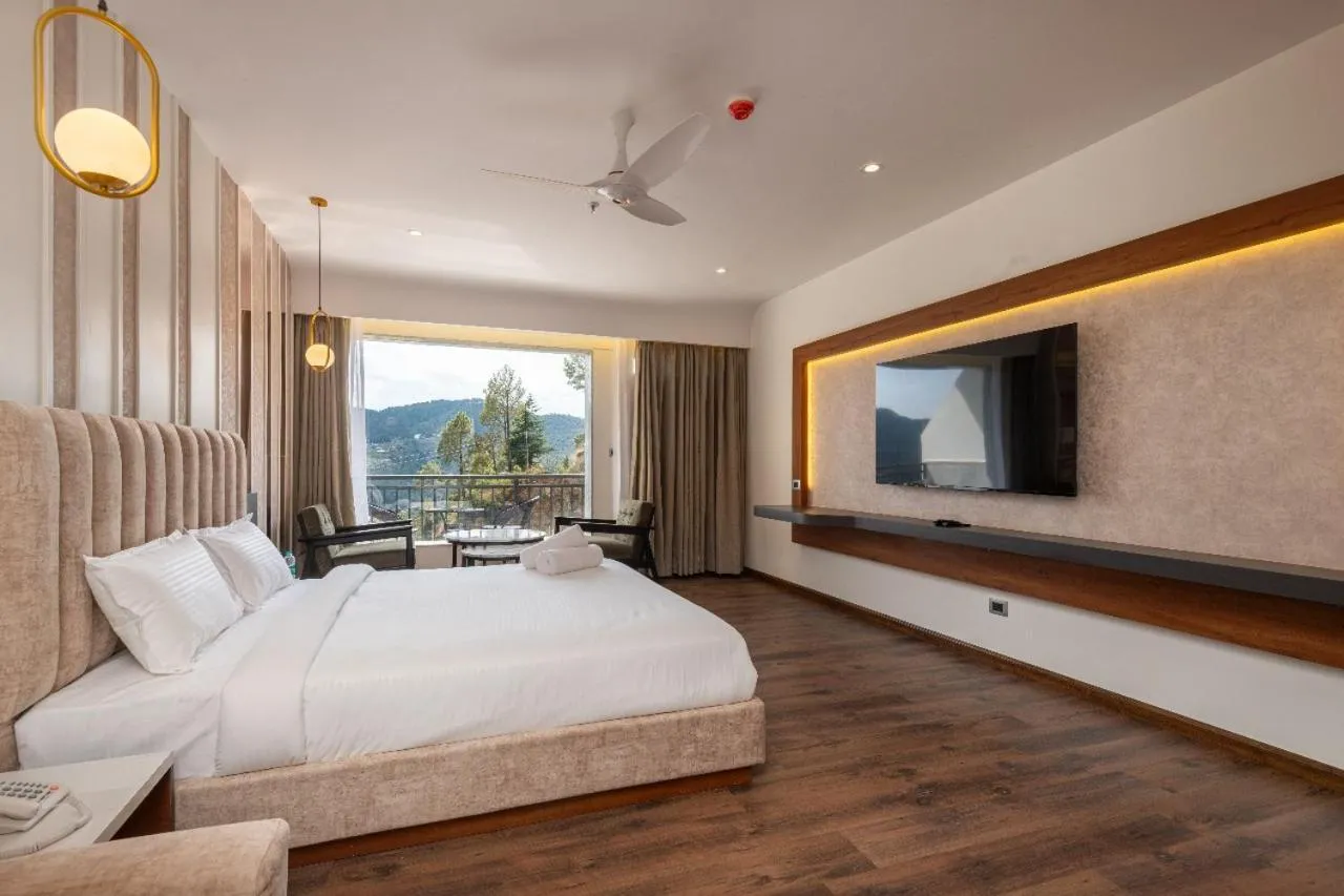 TV and multimedia, Bed in The Chail Resort, Chail