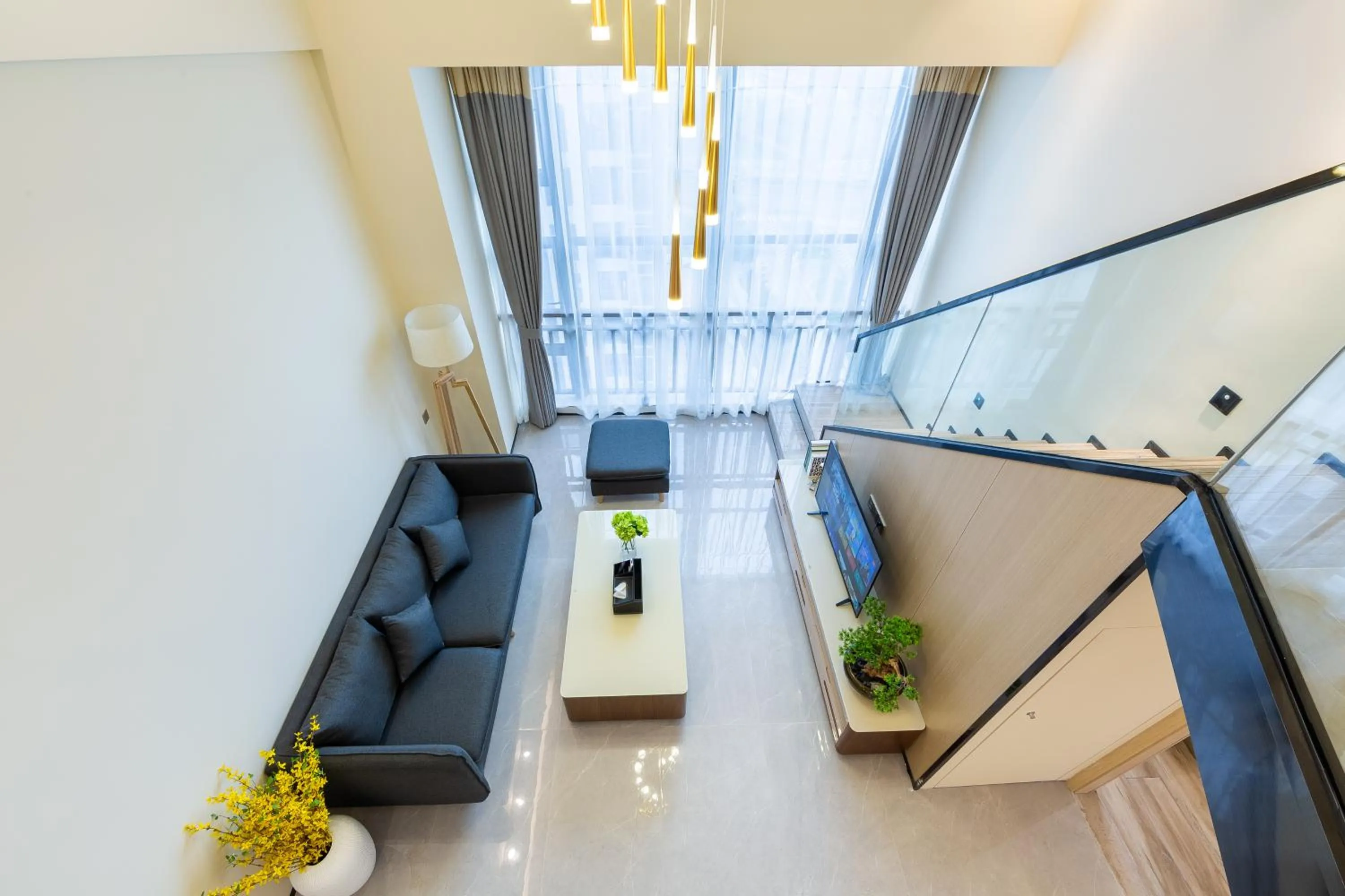 TV and multimedia in Serveyou International Apartment - Free Airport Pickup Service & Free Canton Fair Shuttle Bus