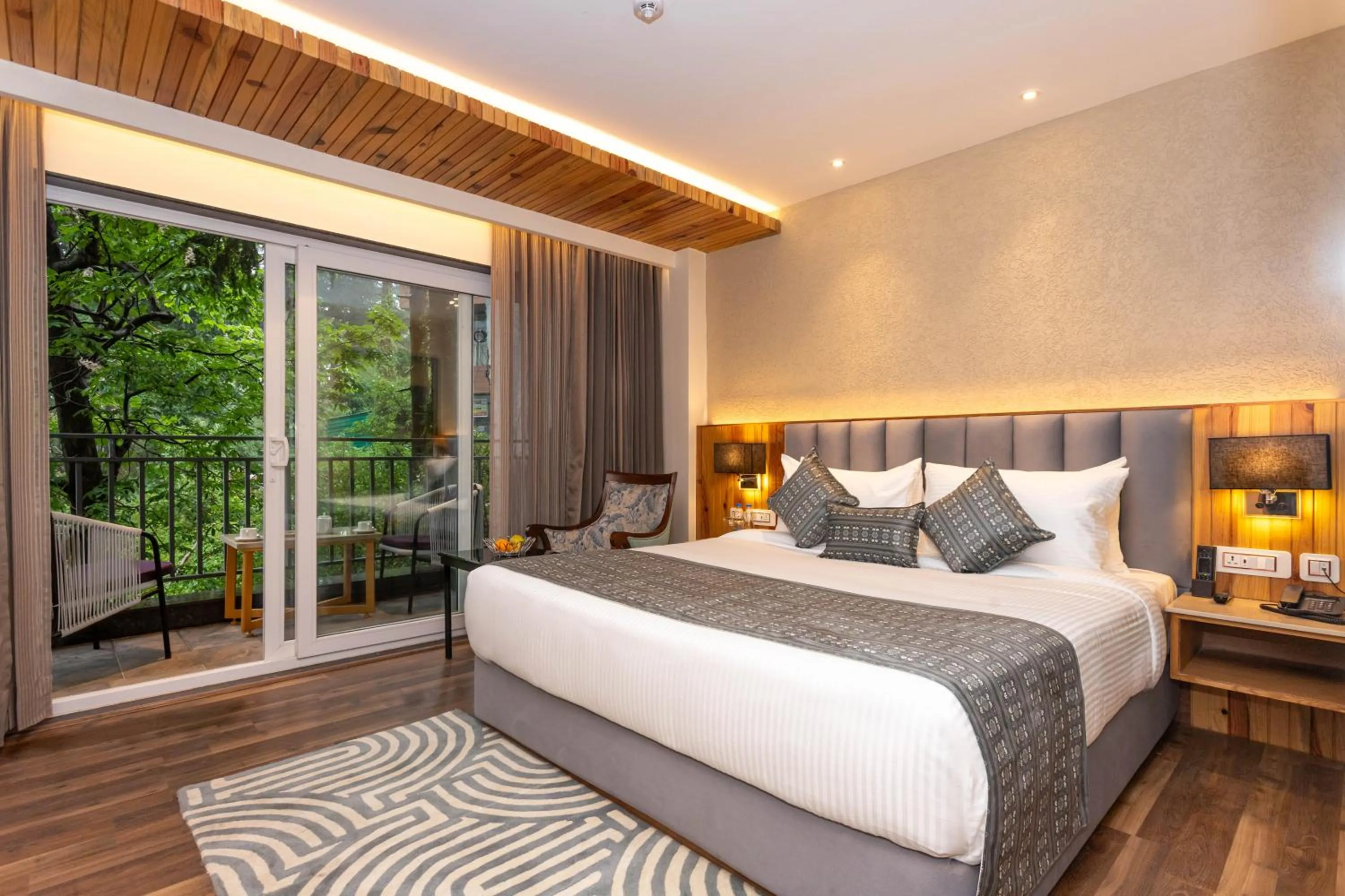Superior Room with Balcony in The Belvedere Himalayan Retreat, Mcleodganj, Dharamshala - By Leisure Hotels