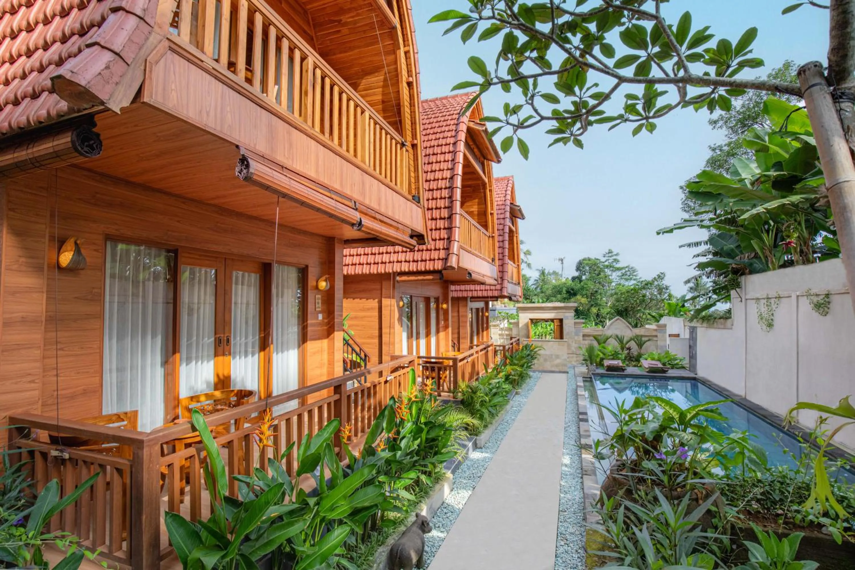 Property building in Uma Nandhi Villa Ubud
