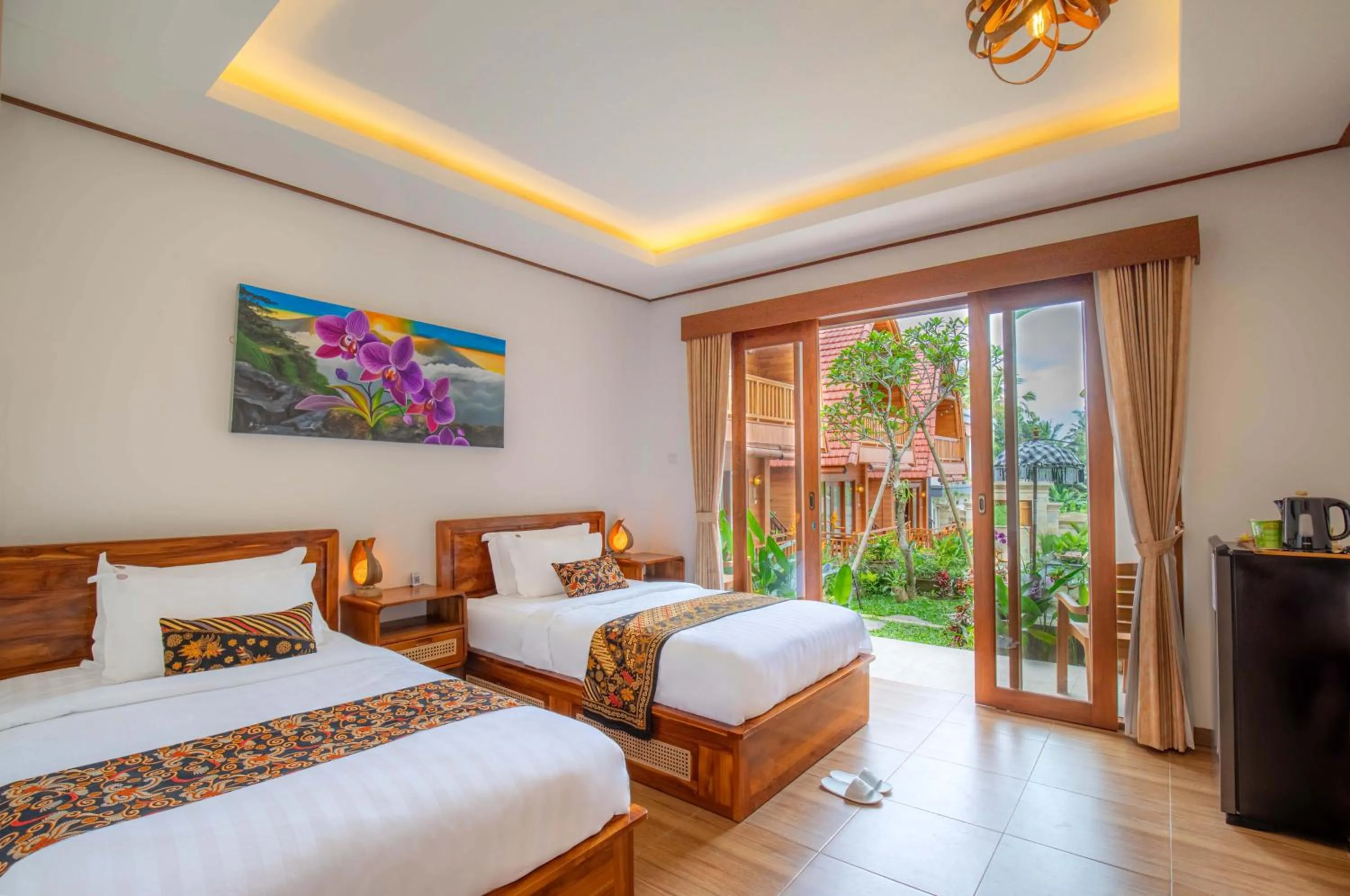 Bedroom, Bed in Uma Nandhi Villa Ubud