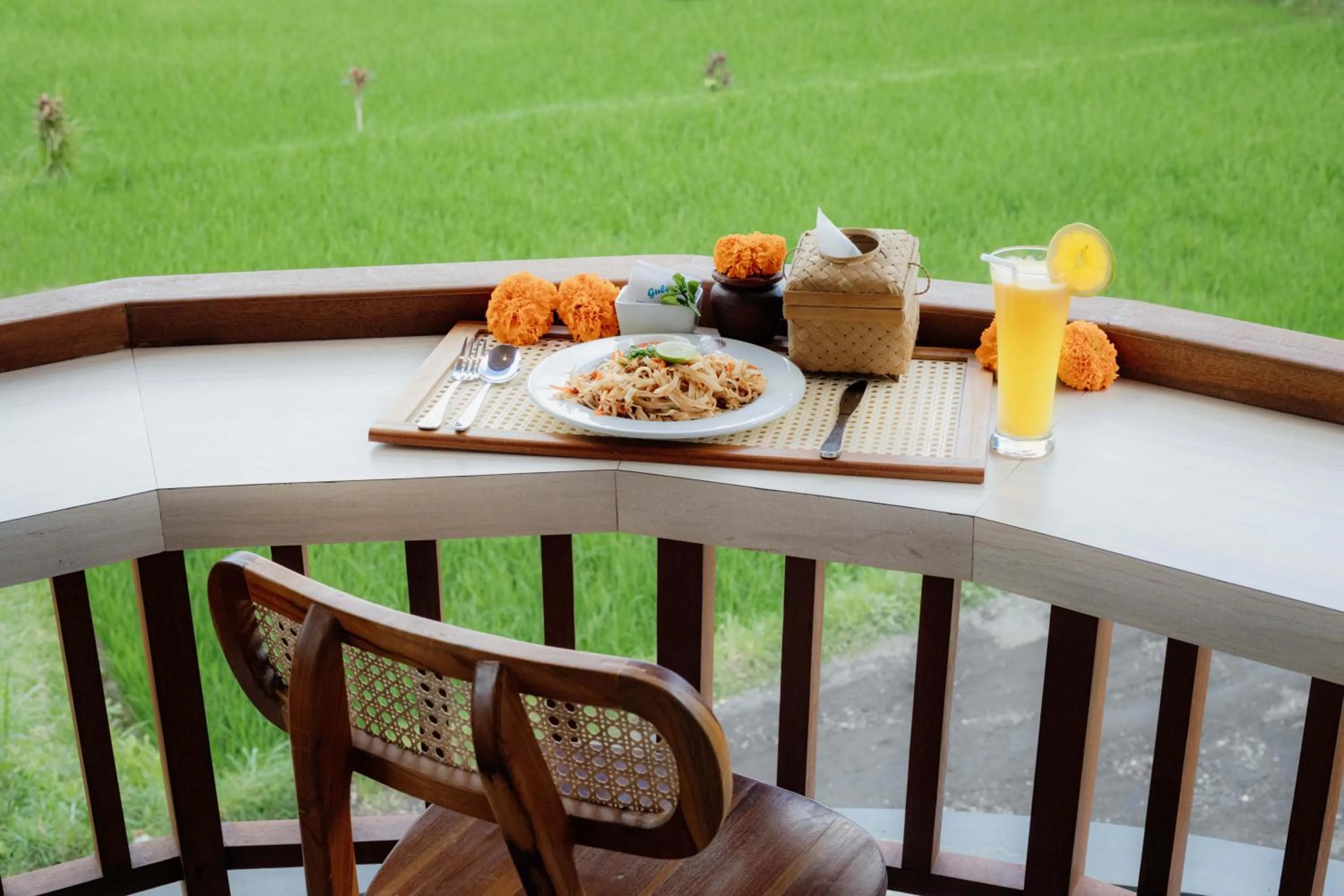 Food and drinks in Uma Nandhi Villa Ubud