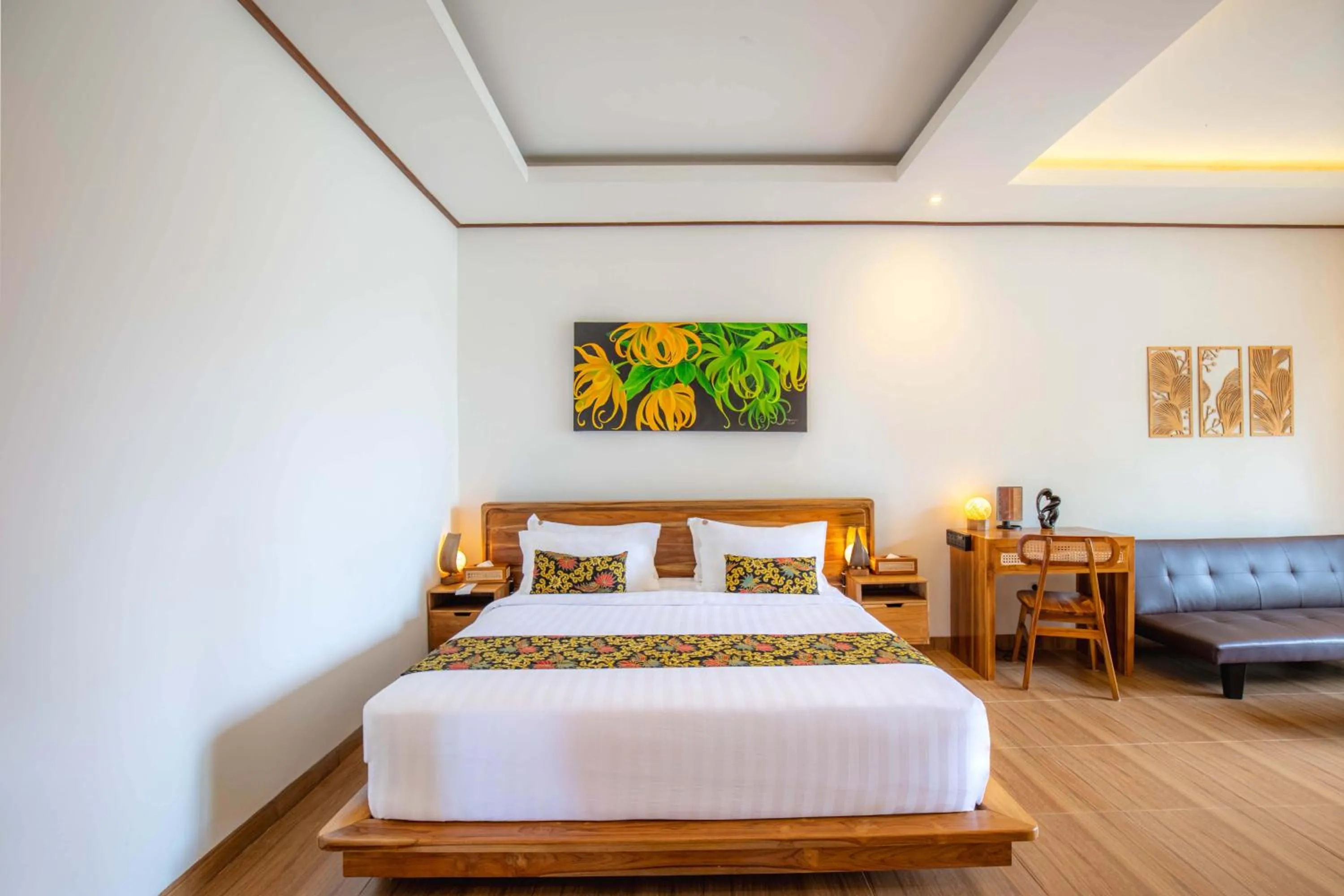 Bedroom, Bed in Uma Nandhi Villa Ubud