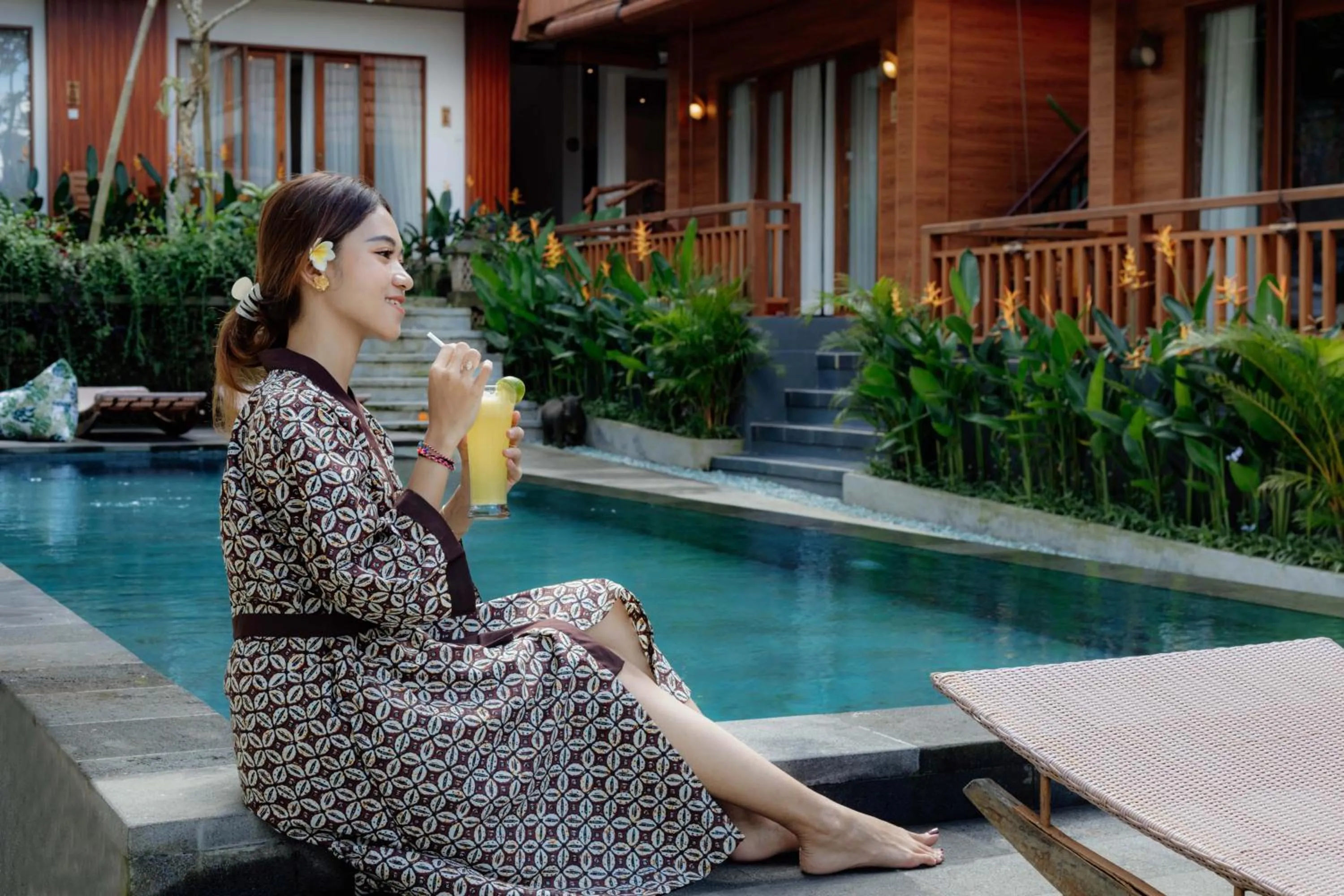 Guests in Uma Nandhi Villa Ubud