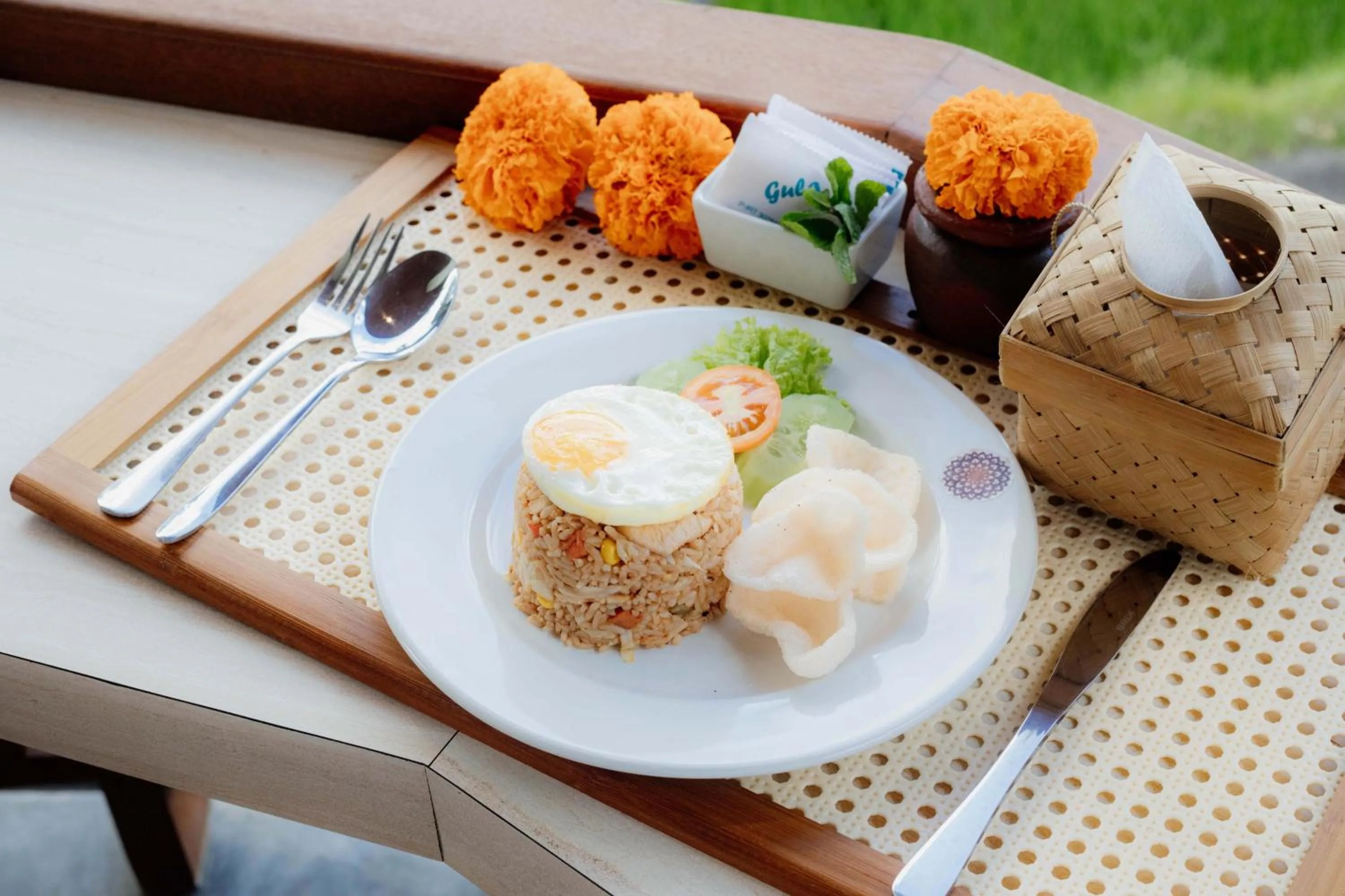 Food in Uma Nandhi Villa Ubud