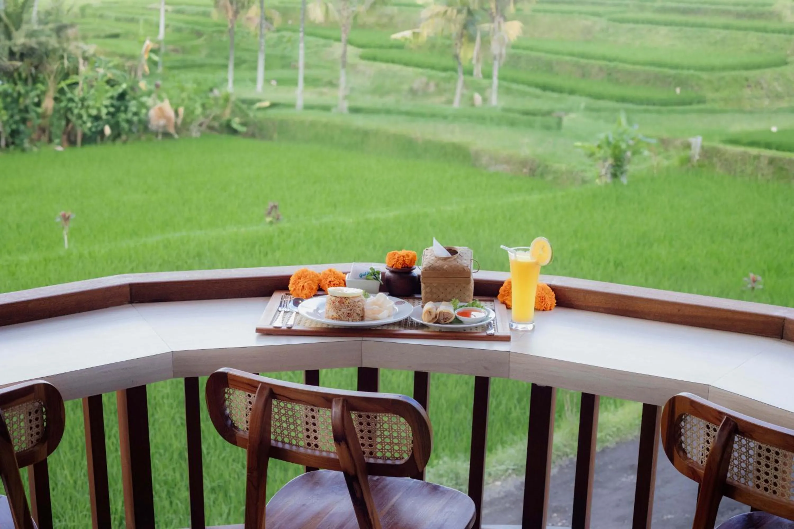 Food and drinks in Uma Nandhi Villa Ubud
