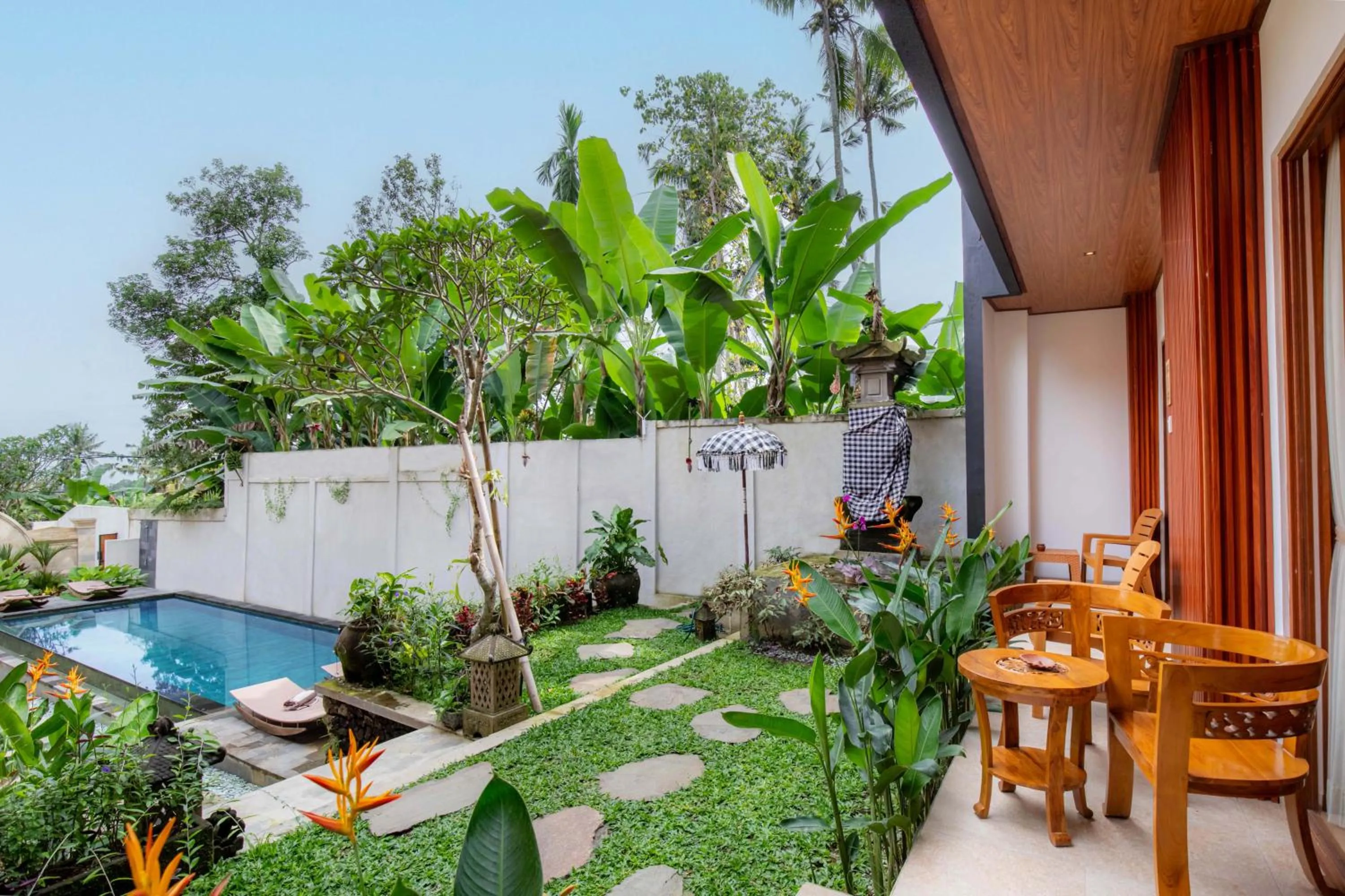 Garden in Uma Nandhi Villa Ubud