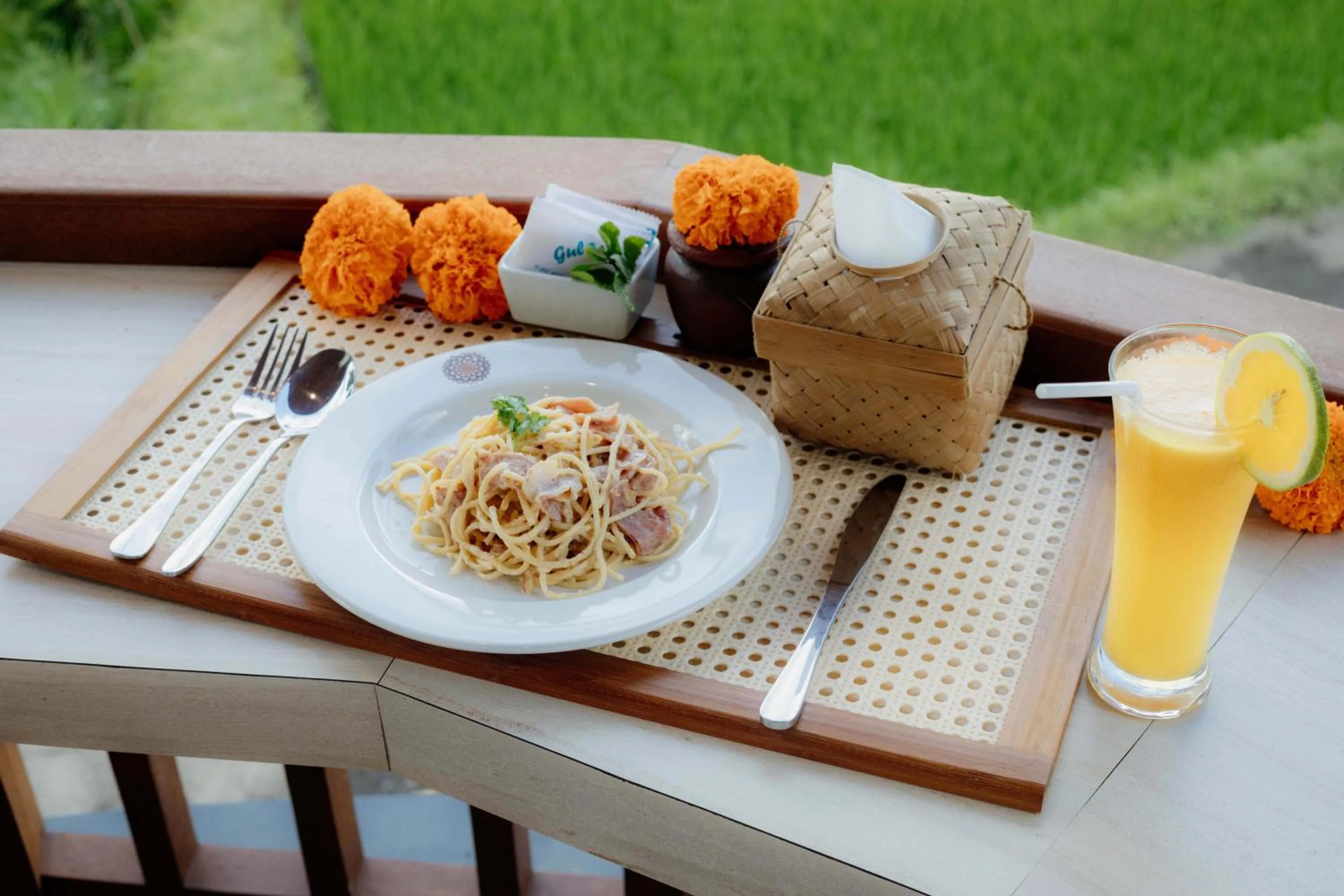 Food and drinks in Uma Nandhi Villa Ubud